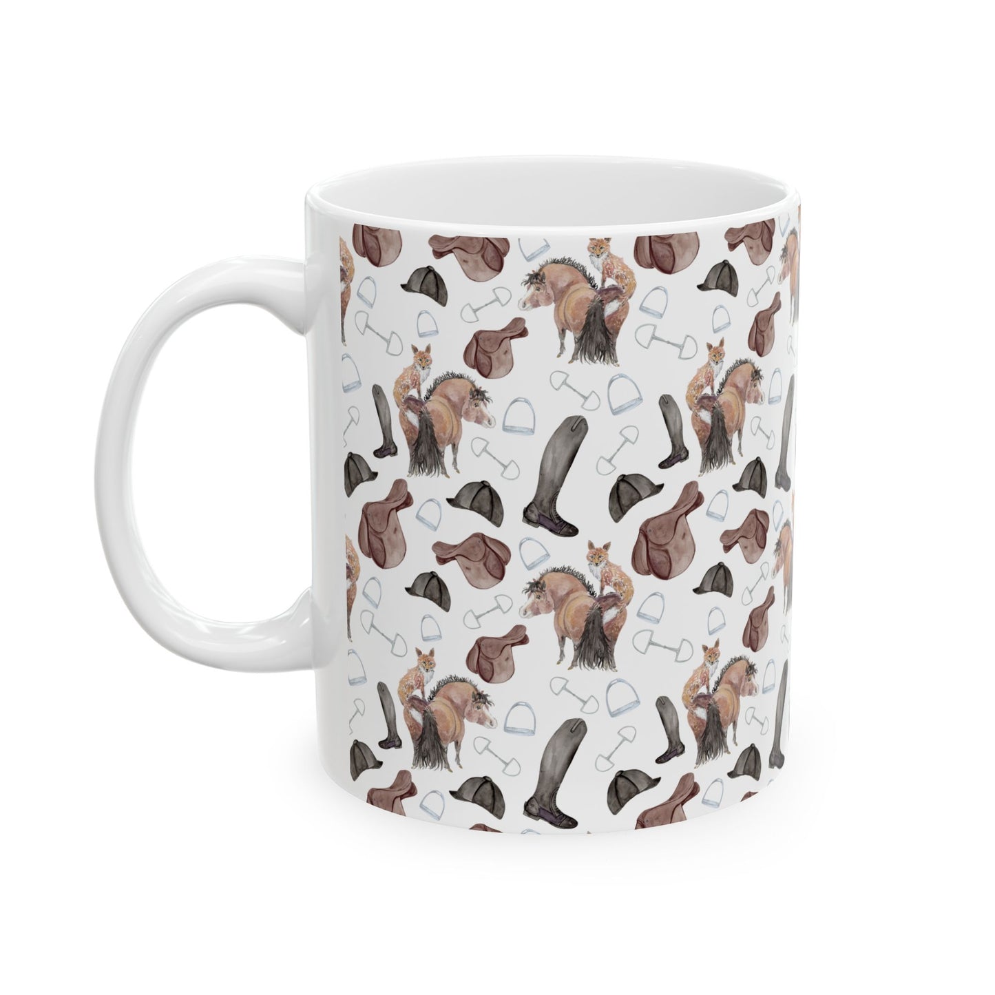 Adorable fox pony Watercolor-  Mug