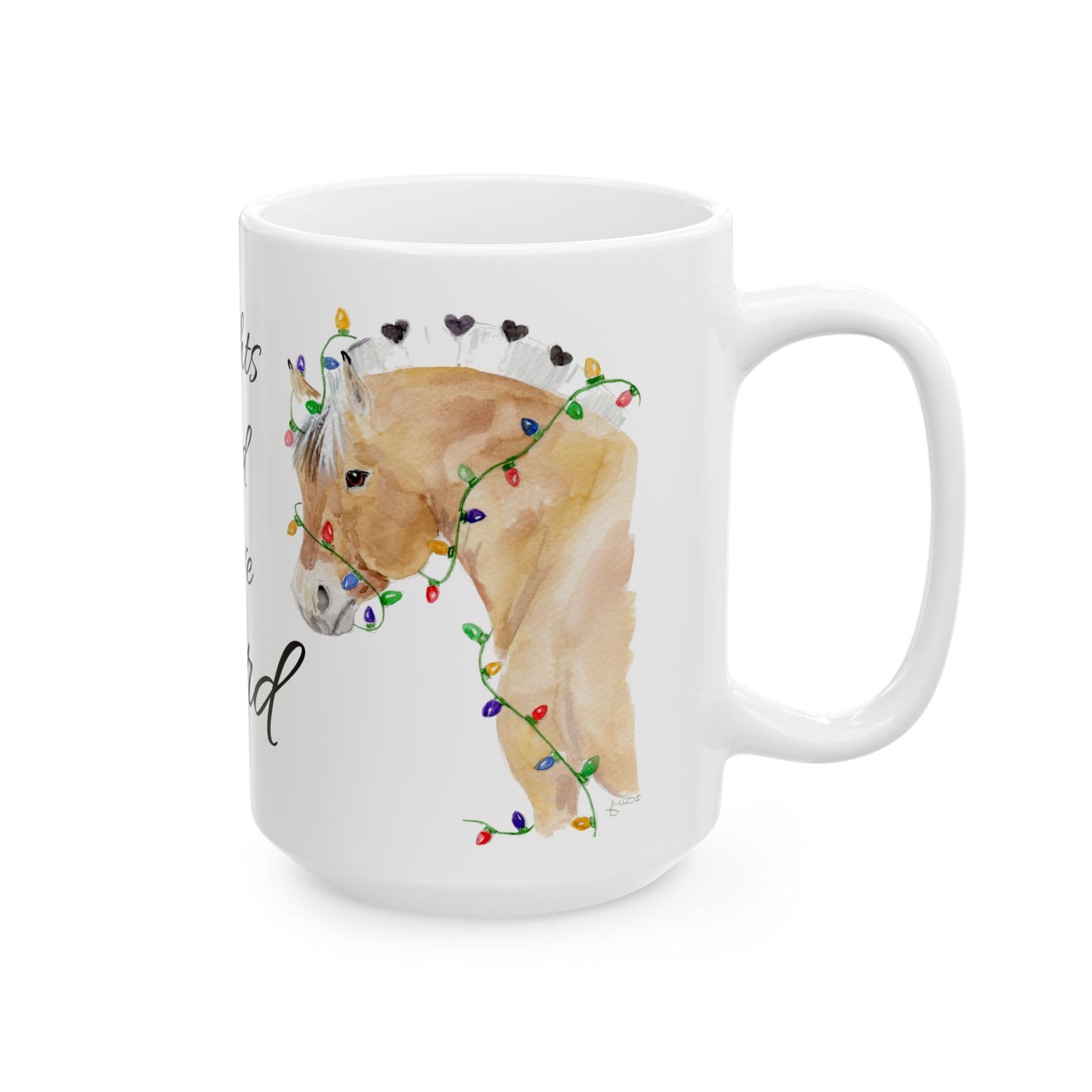Lights and Love — Fjord Horse Mug