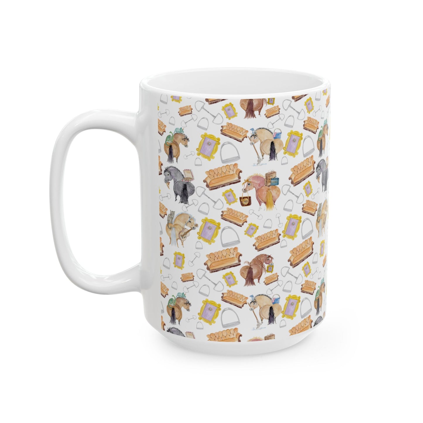 Ceramic Mug - Adorable Little Freins Ponies