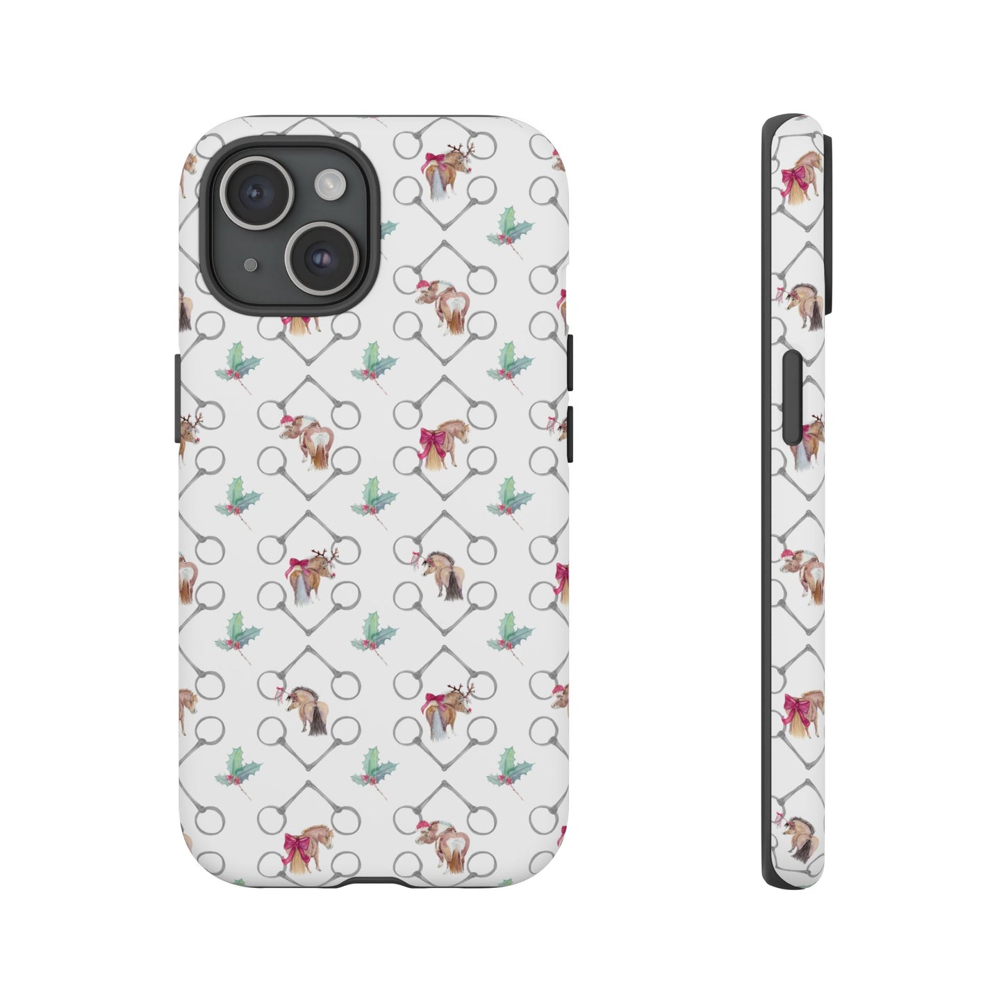 Adorable Ponies and holly Tough Phone Cases