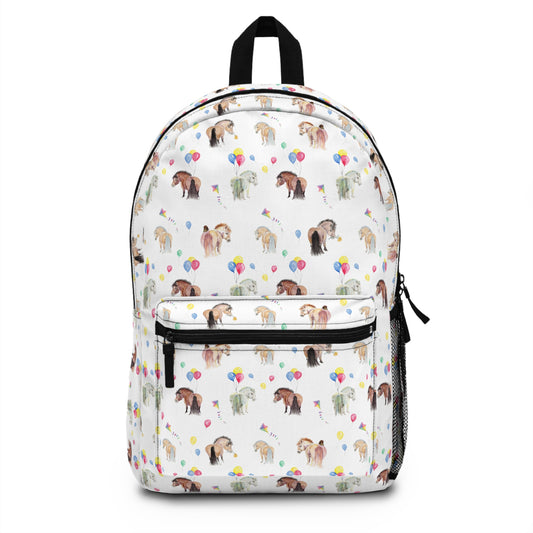 Adorable Ponies Balloons Backpack