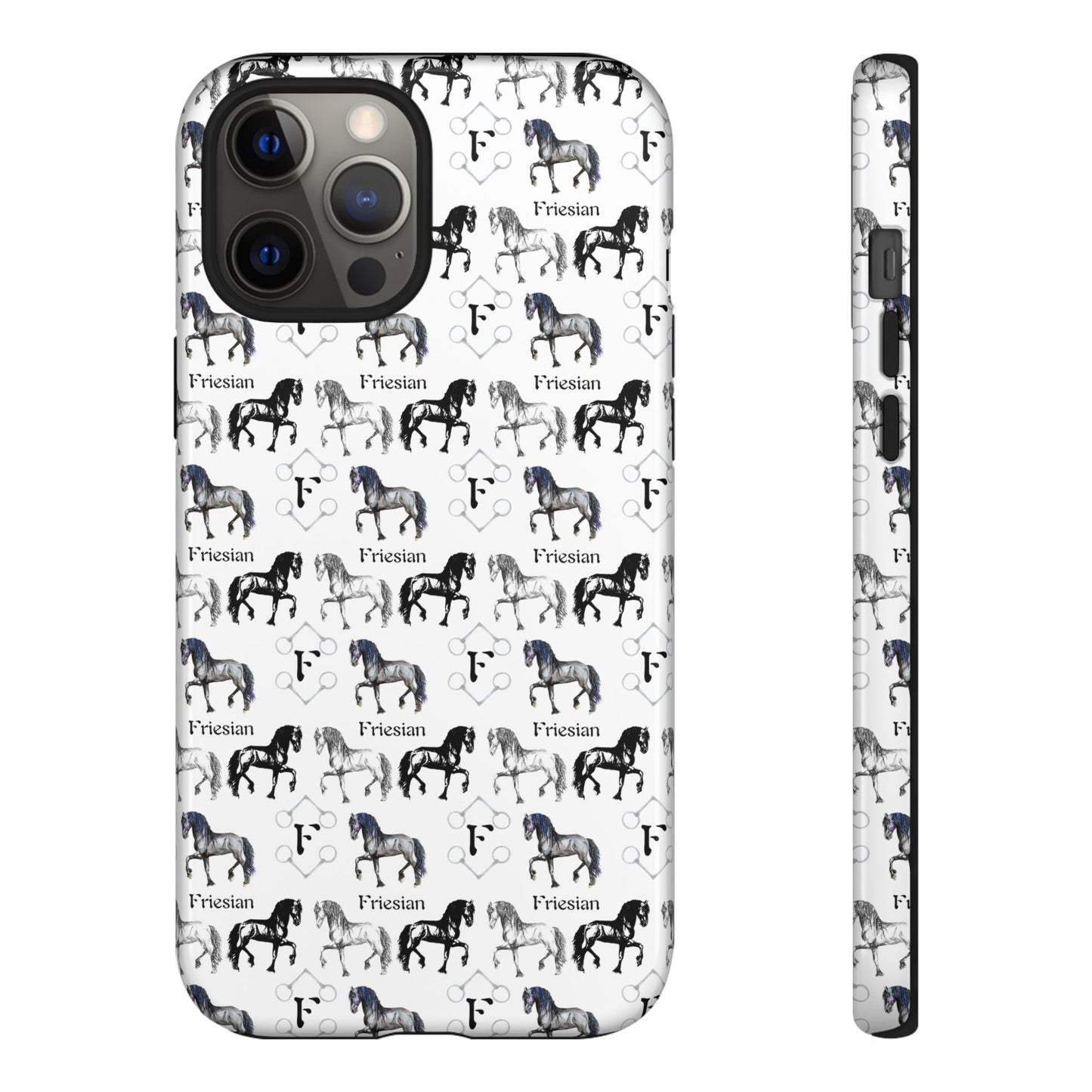 F is for Friesian Tough Phone Case