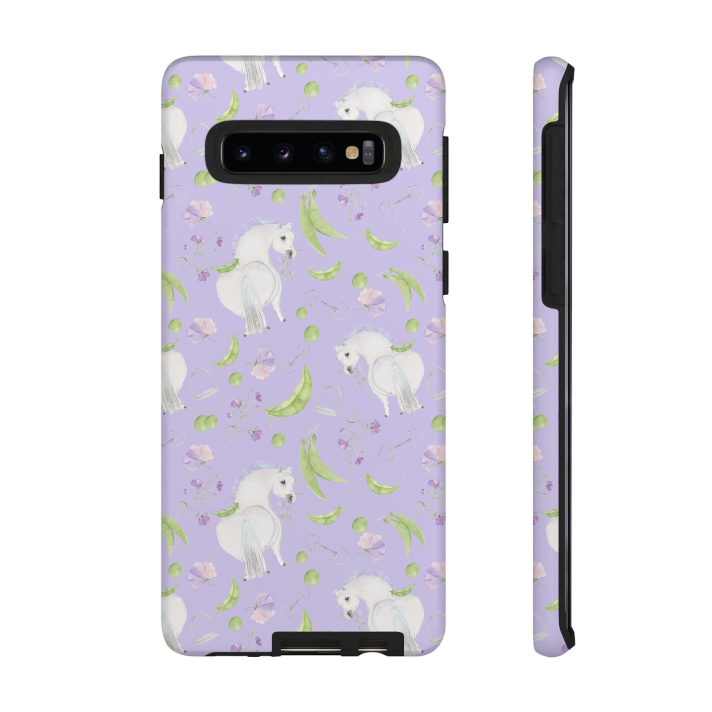 Adorable Pea Pod Lavendar   Tough Phone Cases