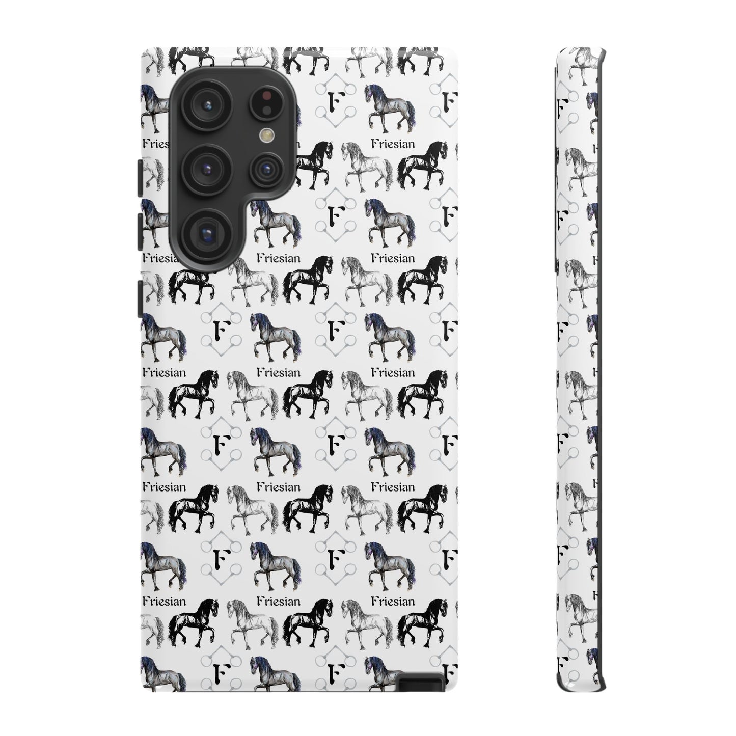 F is for Friesian Tough Phone Case