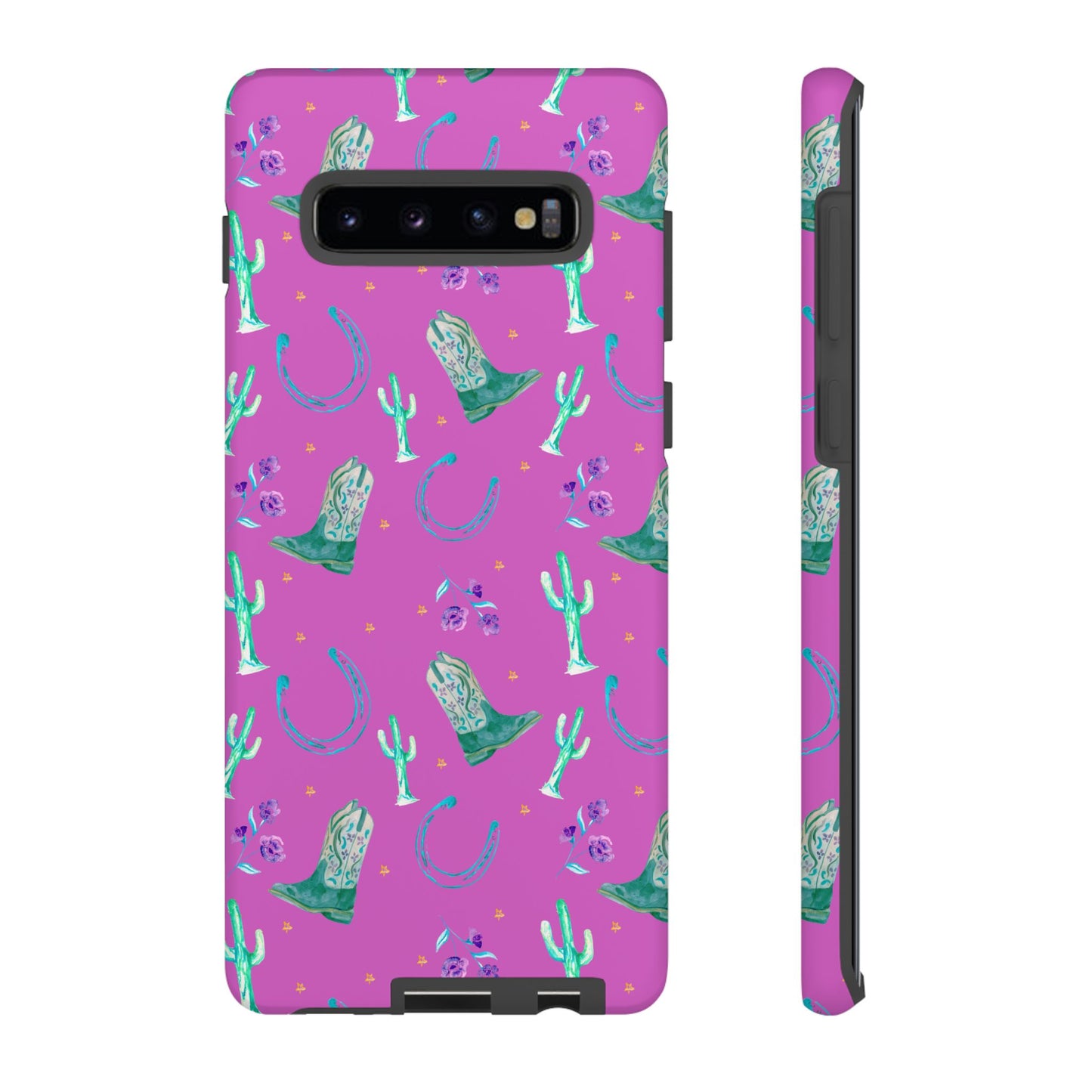 Lucky Boots in Pink Tough Phone Case