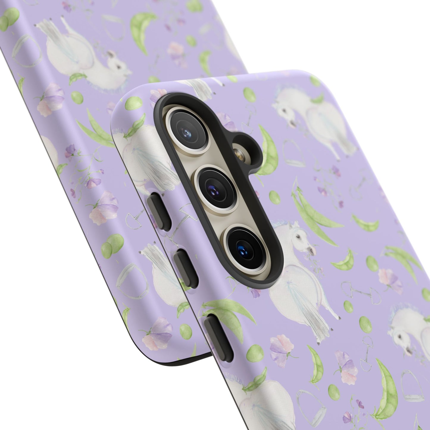 Adorable Pea Pod Lavendar   Tough Phone Cases