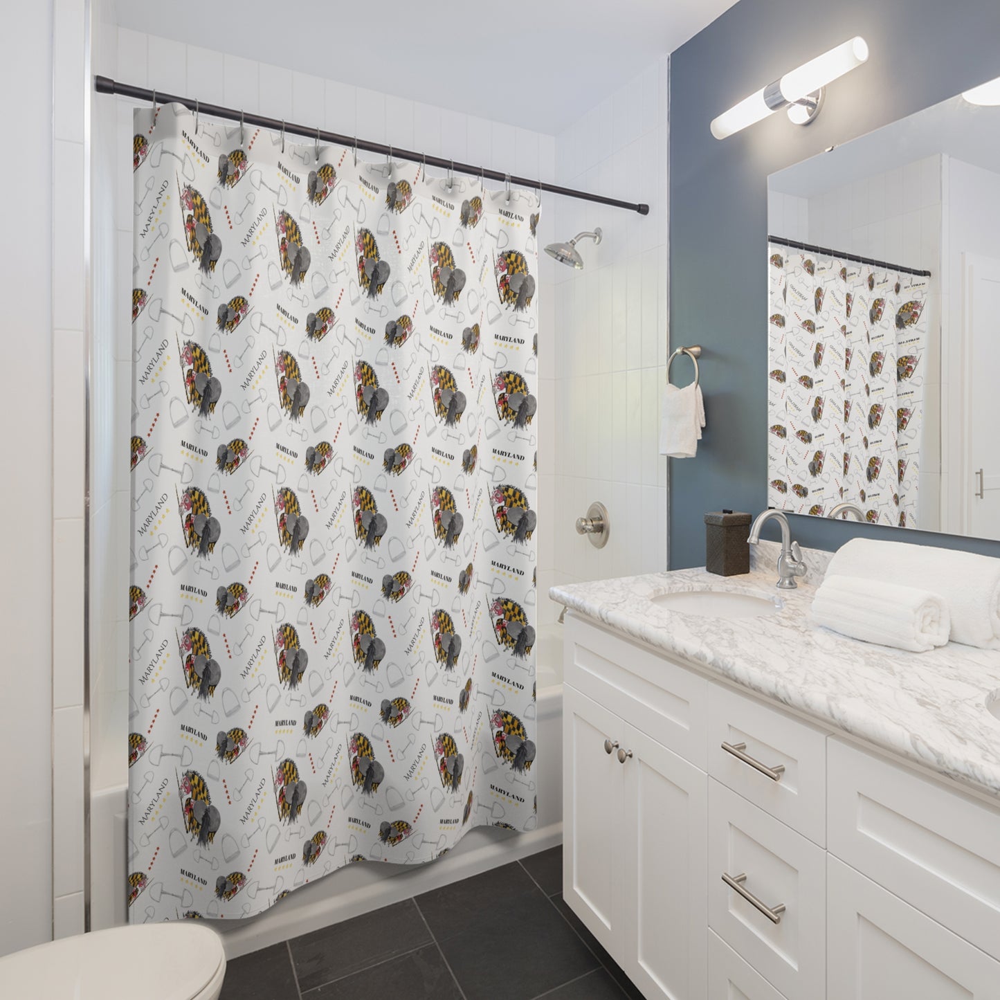 Shower Curtains - Adorable Little Maryland 5 star