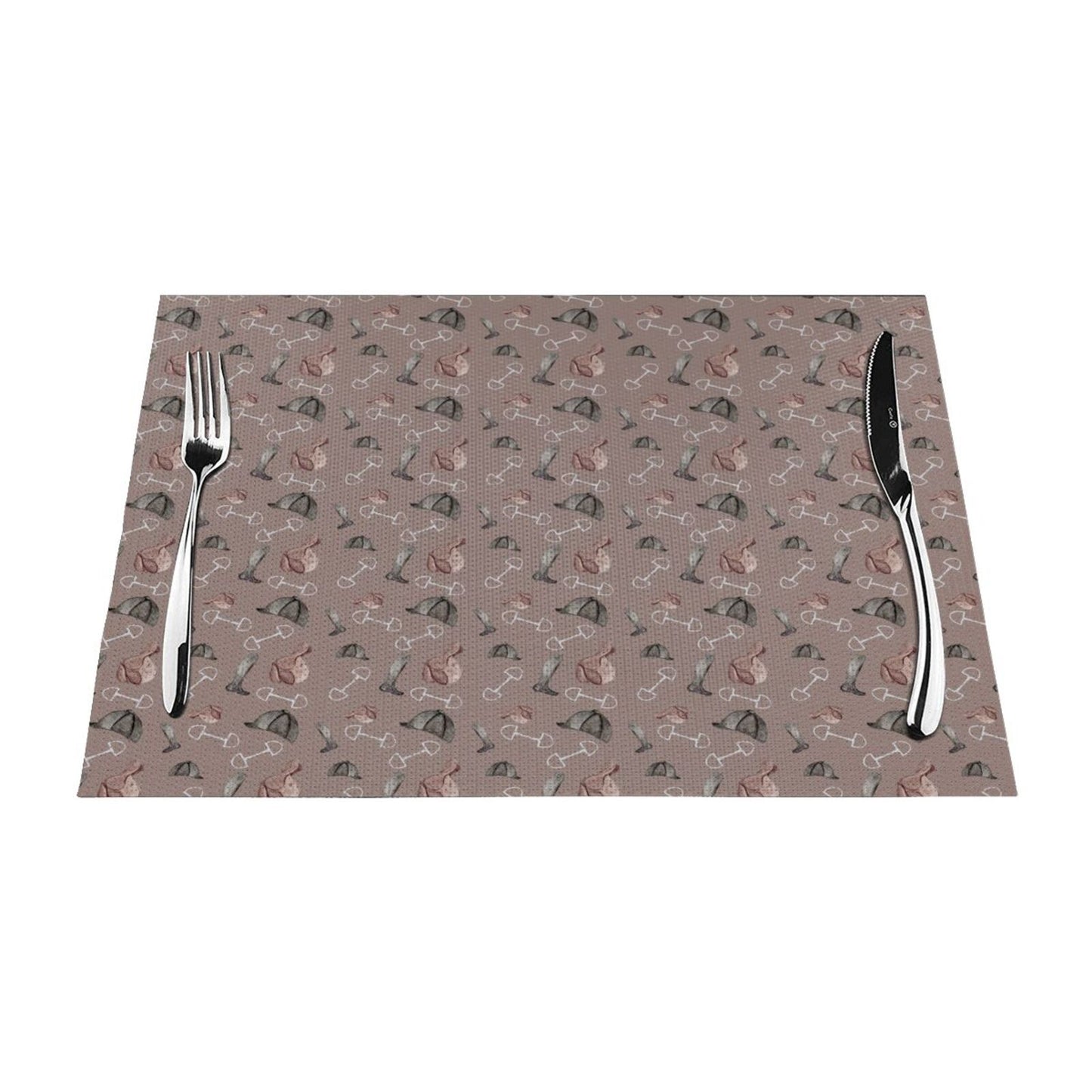 Saddle Up Print Placemats Set of 4