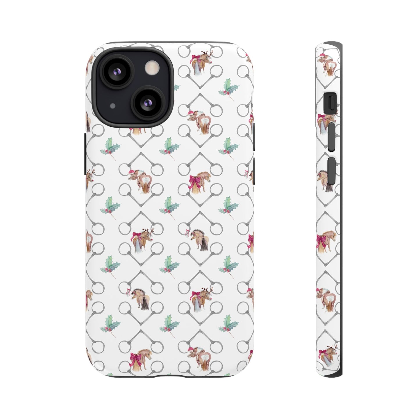 Adorable Ponies and holly Tough Phone Cases