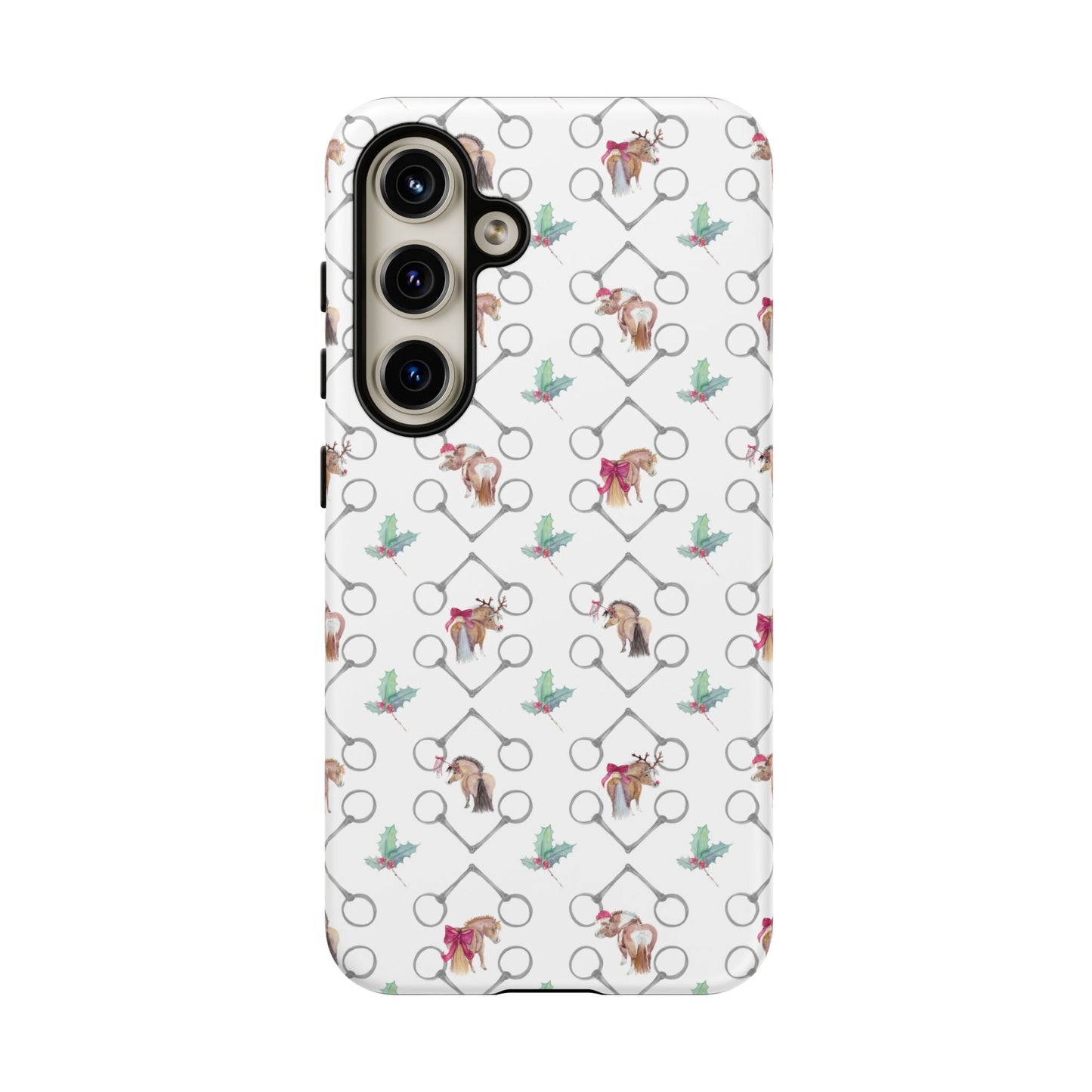 Adorable Ponies and holly Tough Phone Cases