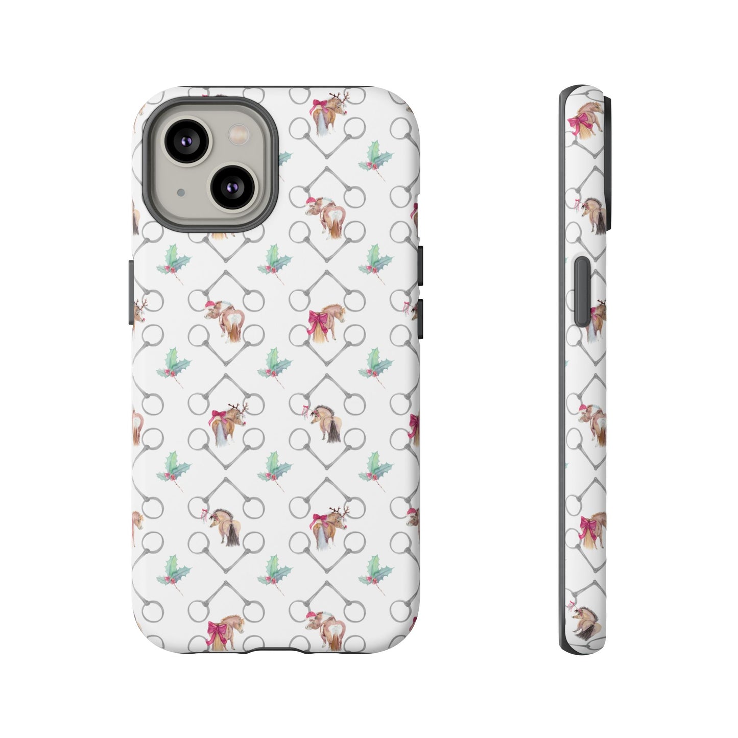 Adorable Ponies and holly Tough Phone Cases