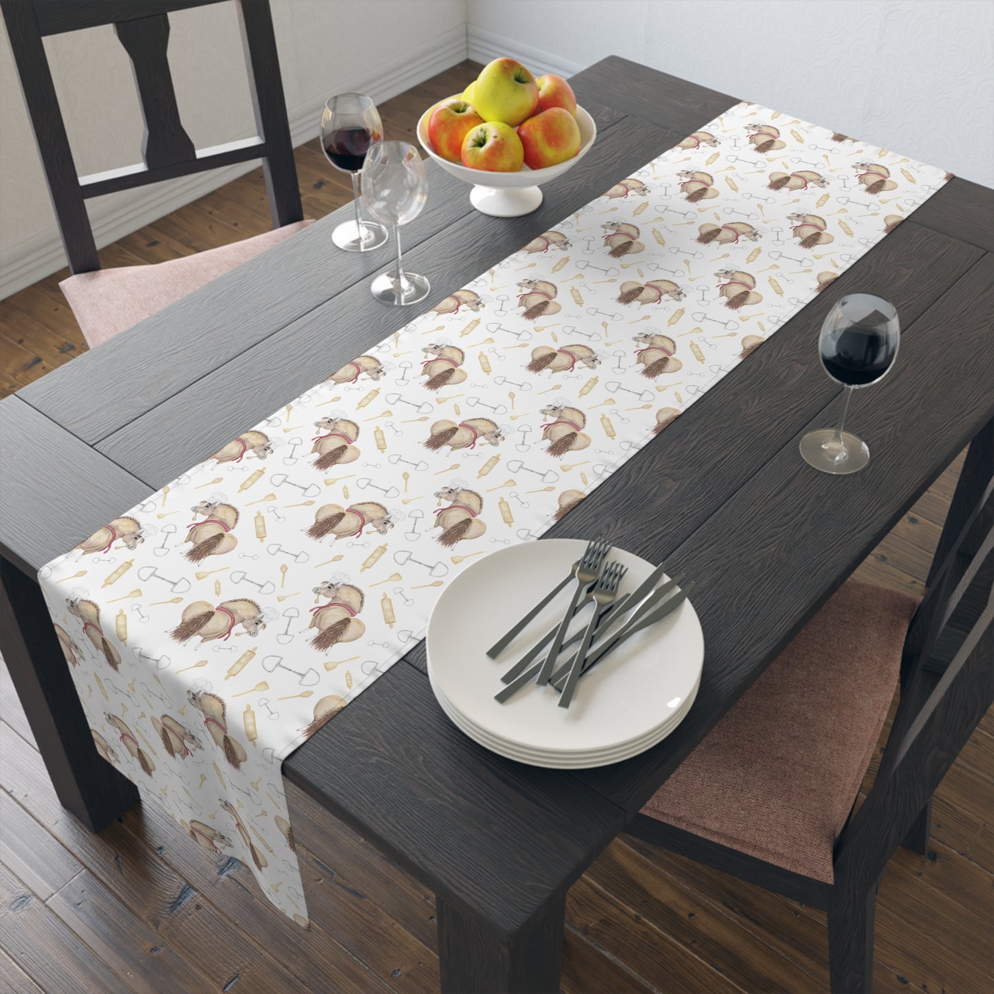 Adorable little Chef Table Runner (Cotton)