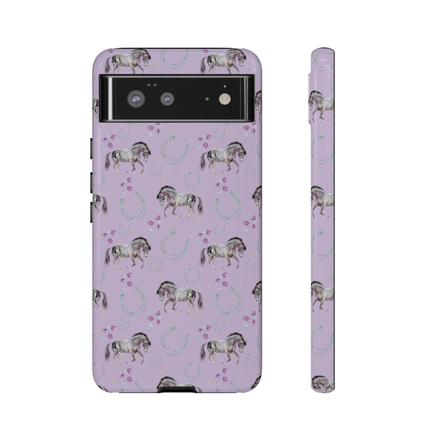 Lucky Mustangs in Lavender Tough Phone Case