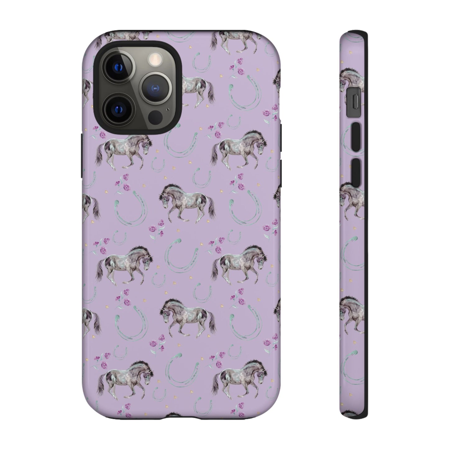 Lucky Mustangs in Lavender Tough Phone Case