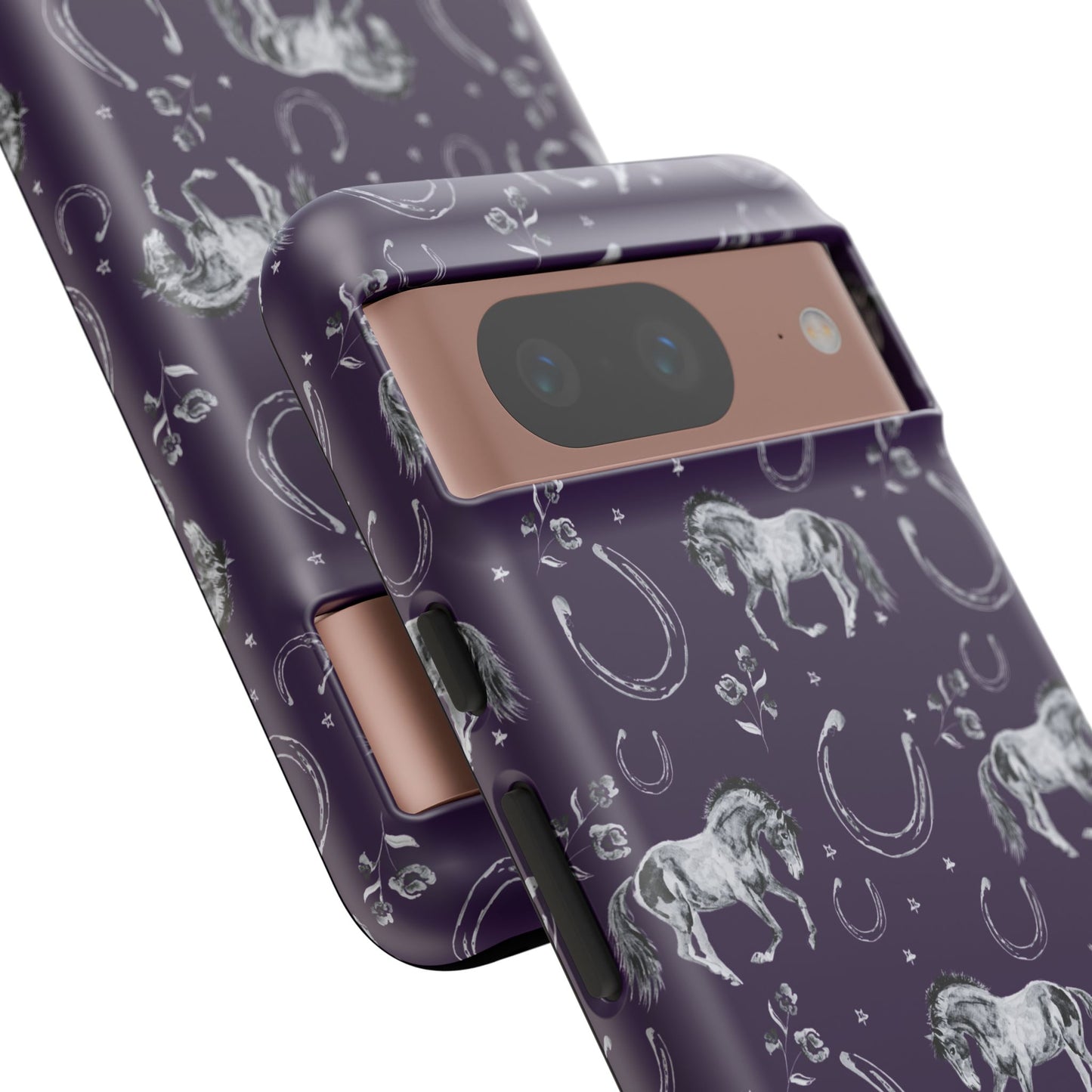 Lucky Mustang in Dark Purple Tough Phone Case