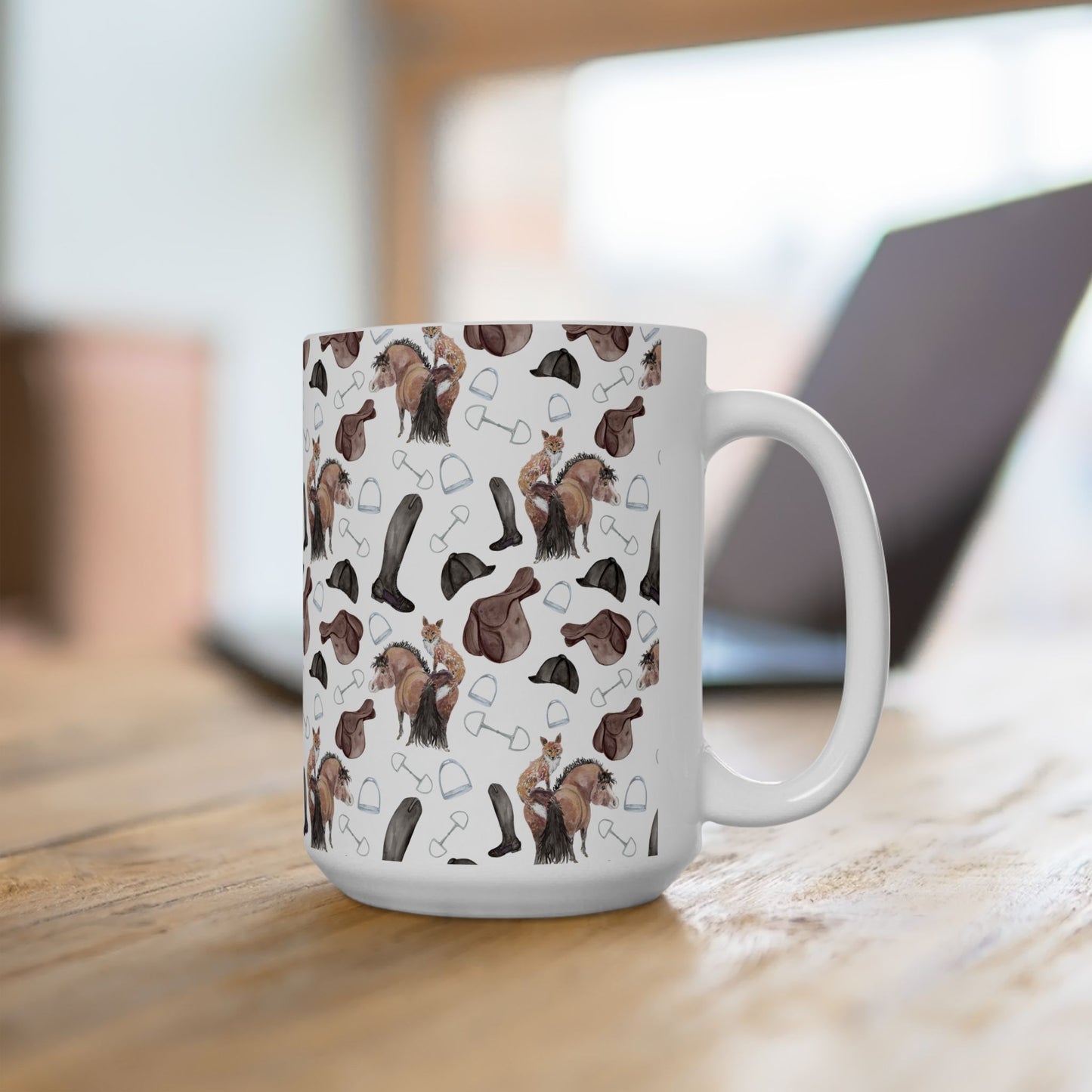 Adorable fox pony Watercolor-  Mug