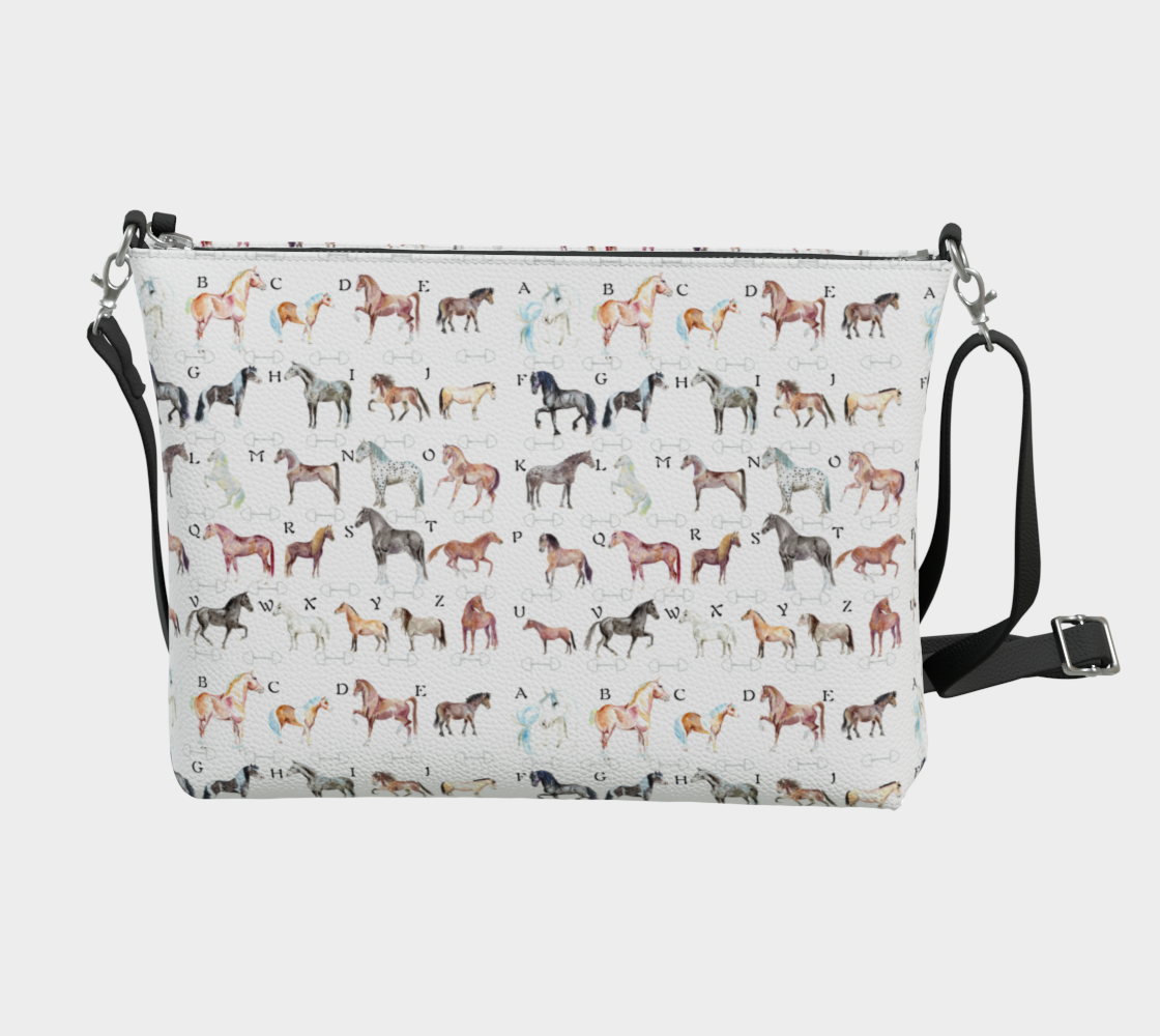 Abc Horse Breeds Crossbody