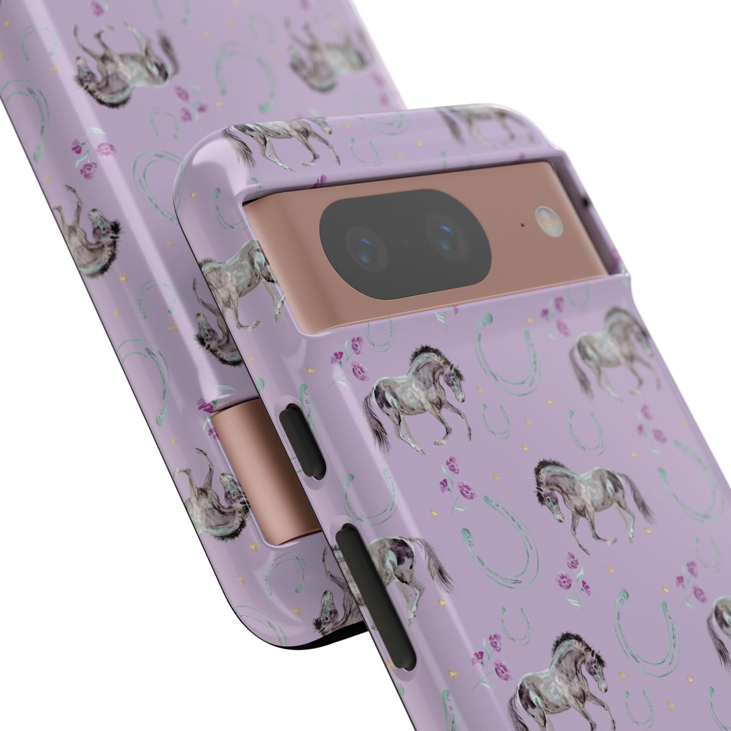 Lucky Mustangs in Lavender Tough Phone Case