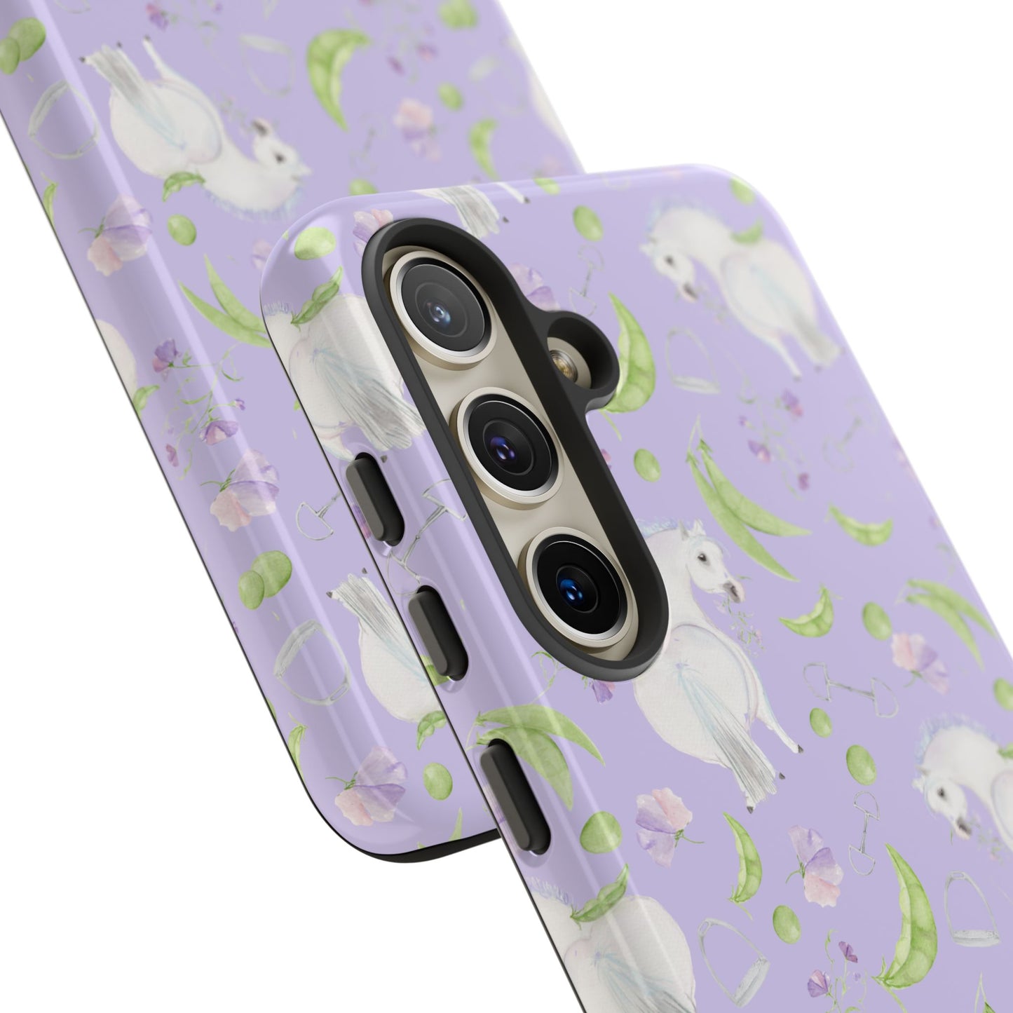 Adorable Pea Pod Lavendar   Tough Phone Cases