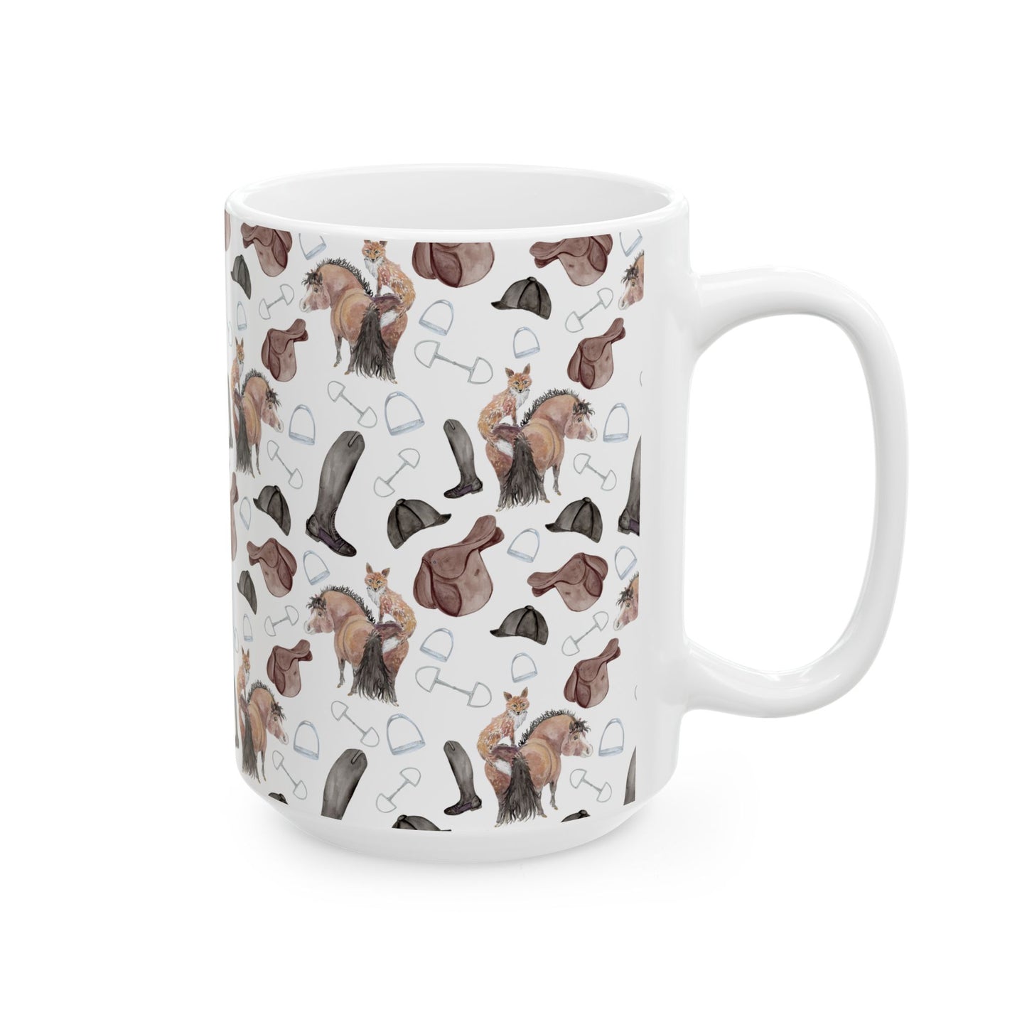 Adorable fox pony Watercolor-  Mug