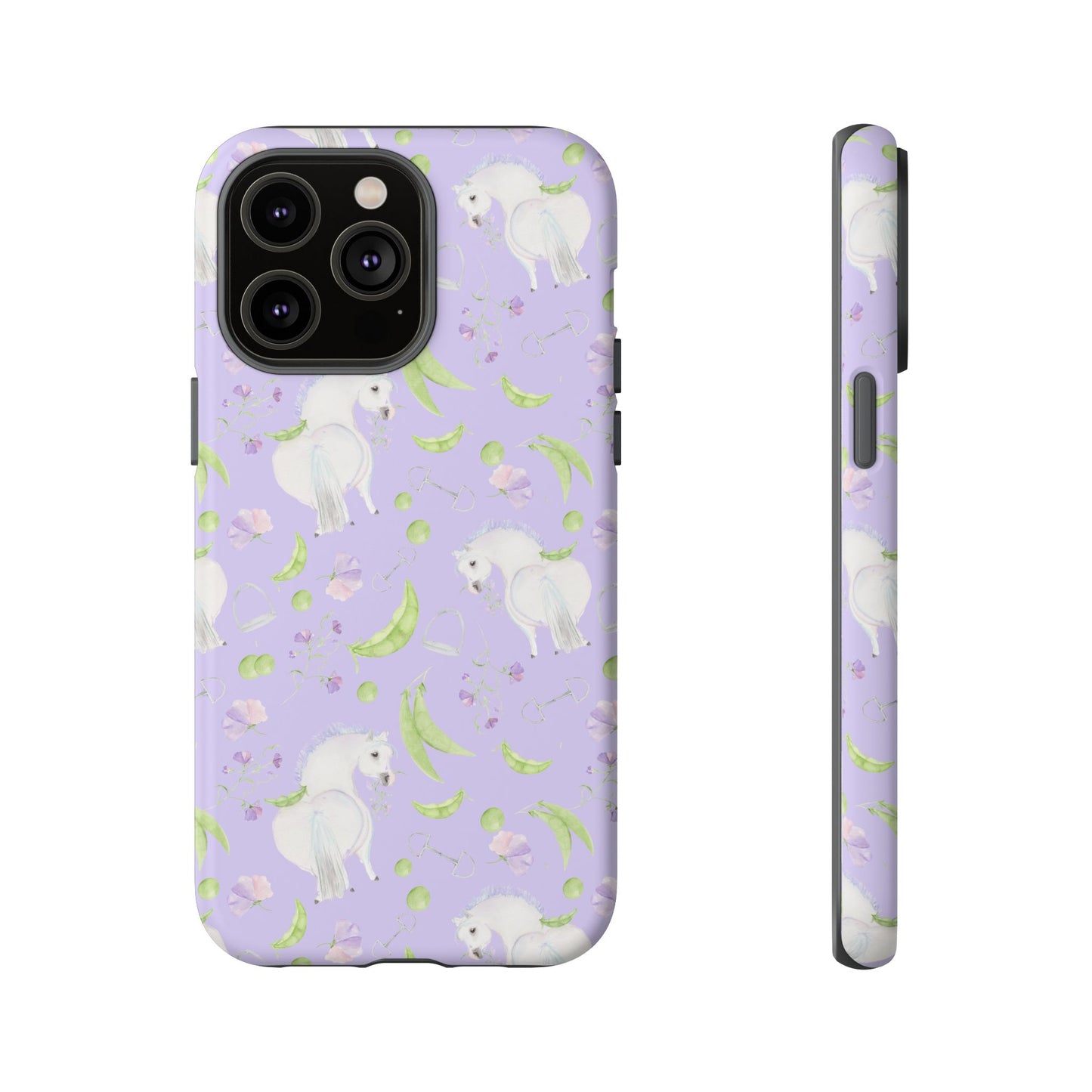 Adorable Pea Pod Lavendar   Tough Phone Cases