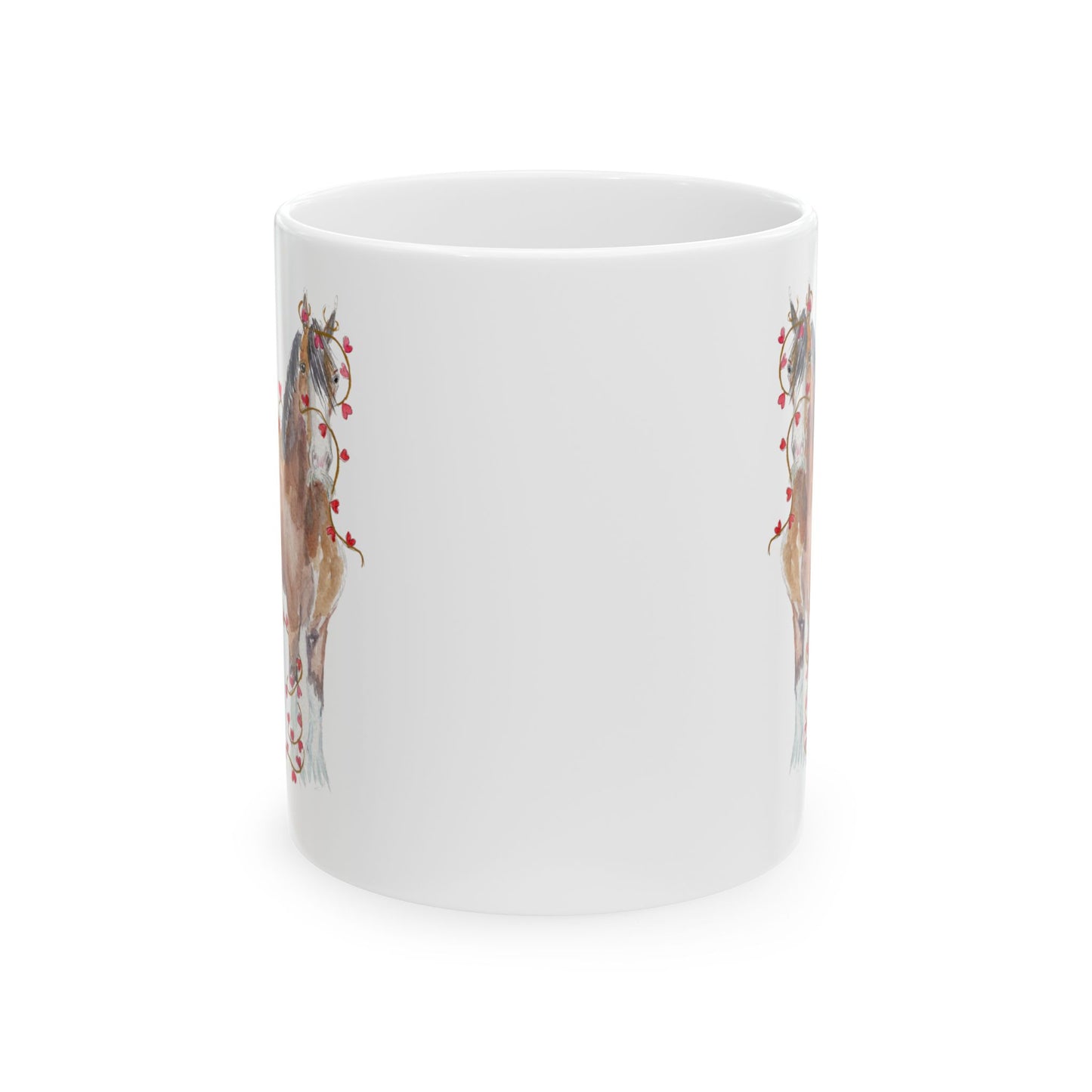 I Mustache you to be my Valentine- Clydesdale Mug