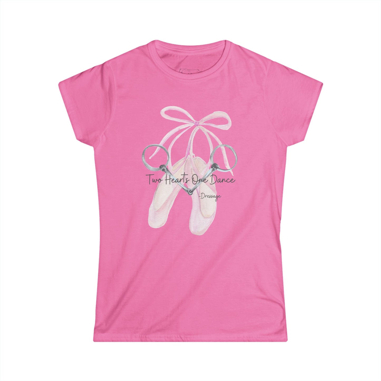 Two Hearts One Dance Women's Softstyle Tee-