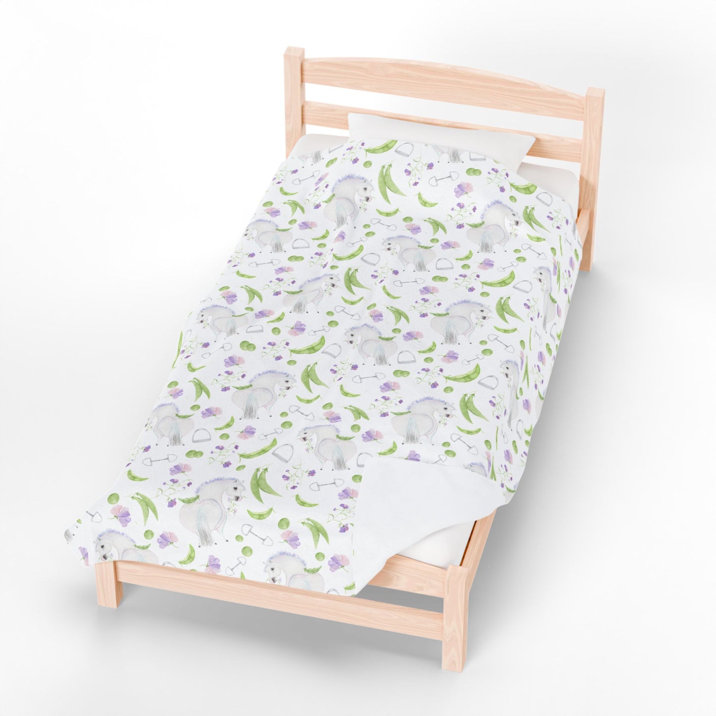 Plush Blanket Adorable Little Pea Pod