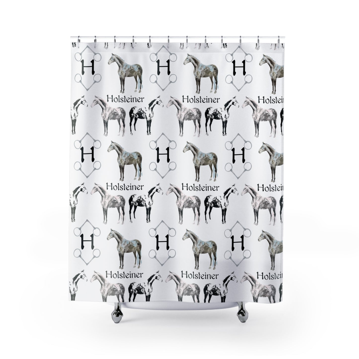 H is for Holsteiner Shower Curtains