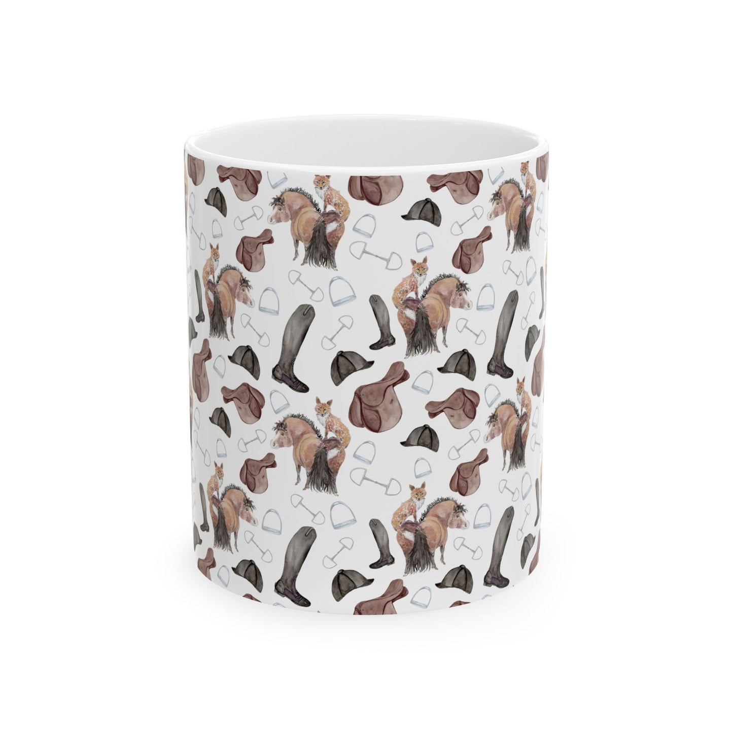 Adorable fox pony Watercolor-  Mug