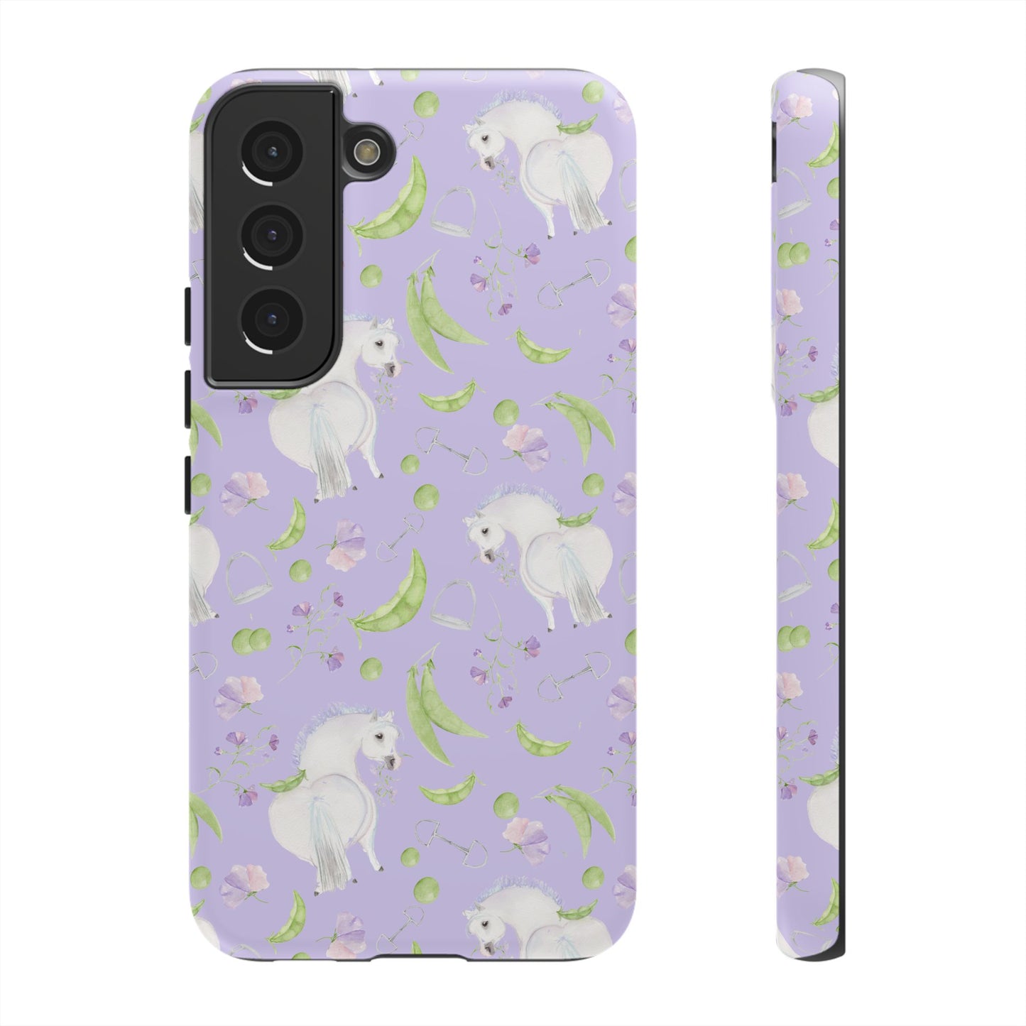 Adorable Pea Pod Lavendar   Tough Phone Cases