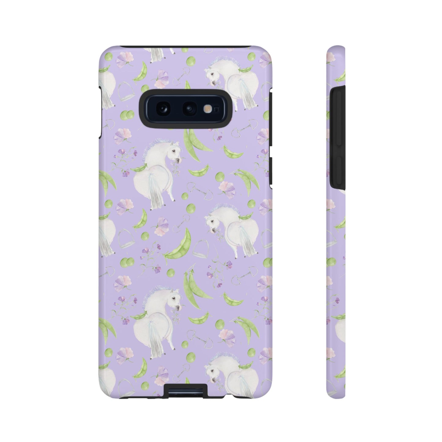 Adorable Pea Pod Lavendar   Tough Phone Cases