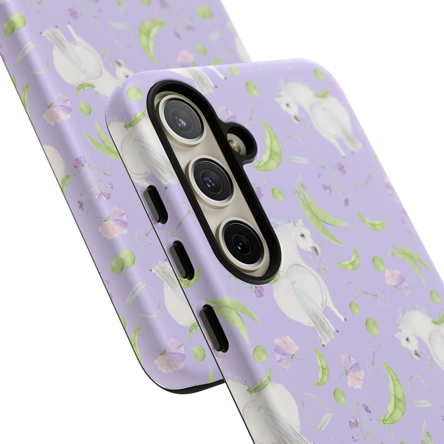 Adorable Pea Pod Lavendar   Tough Phone Cases