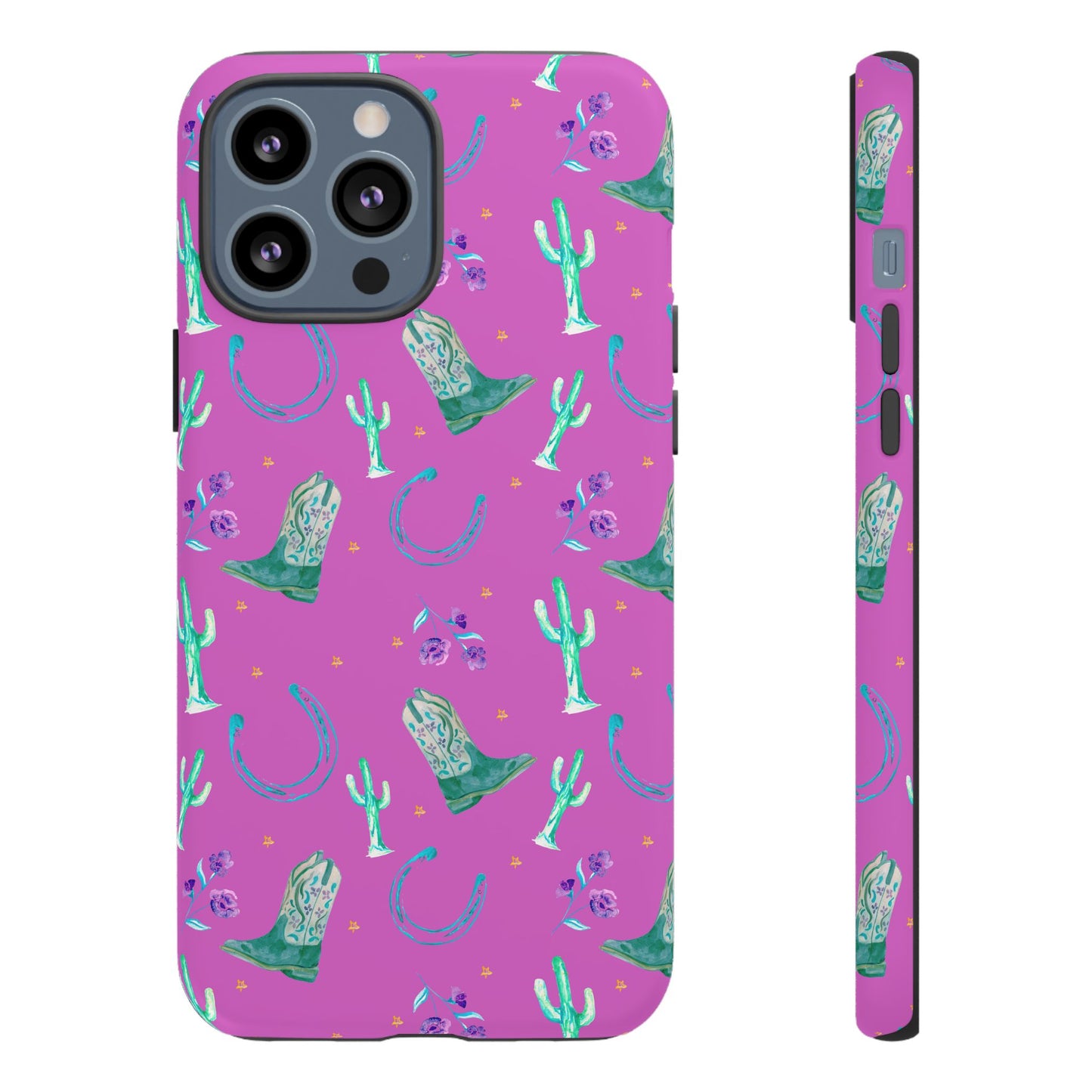 Lucky Boots in Pink Tough Phone Case