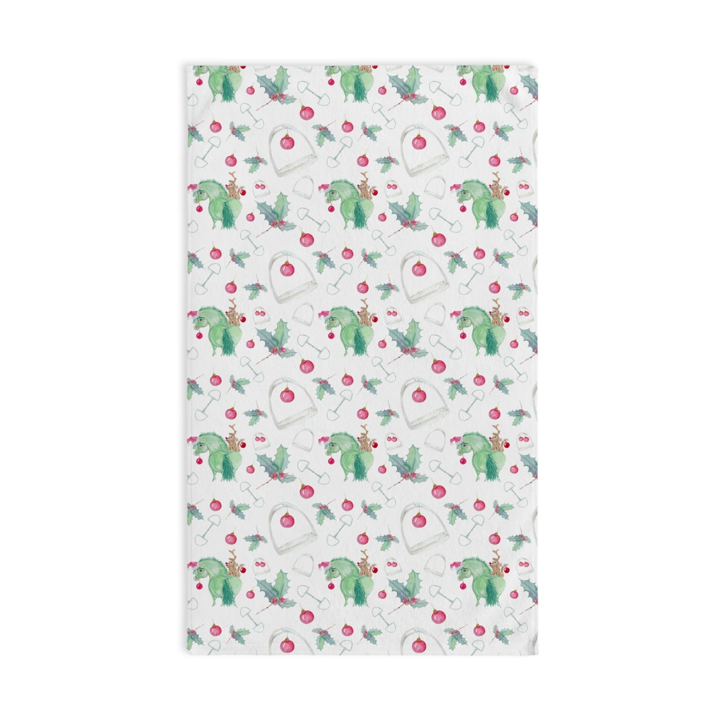 Adorable little Grinchy Pony and Friend Hand Towel