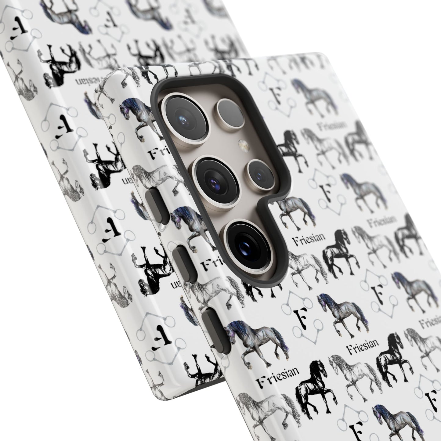 F is for Friesian Tough Phone Case