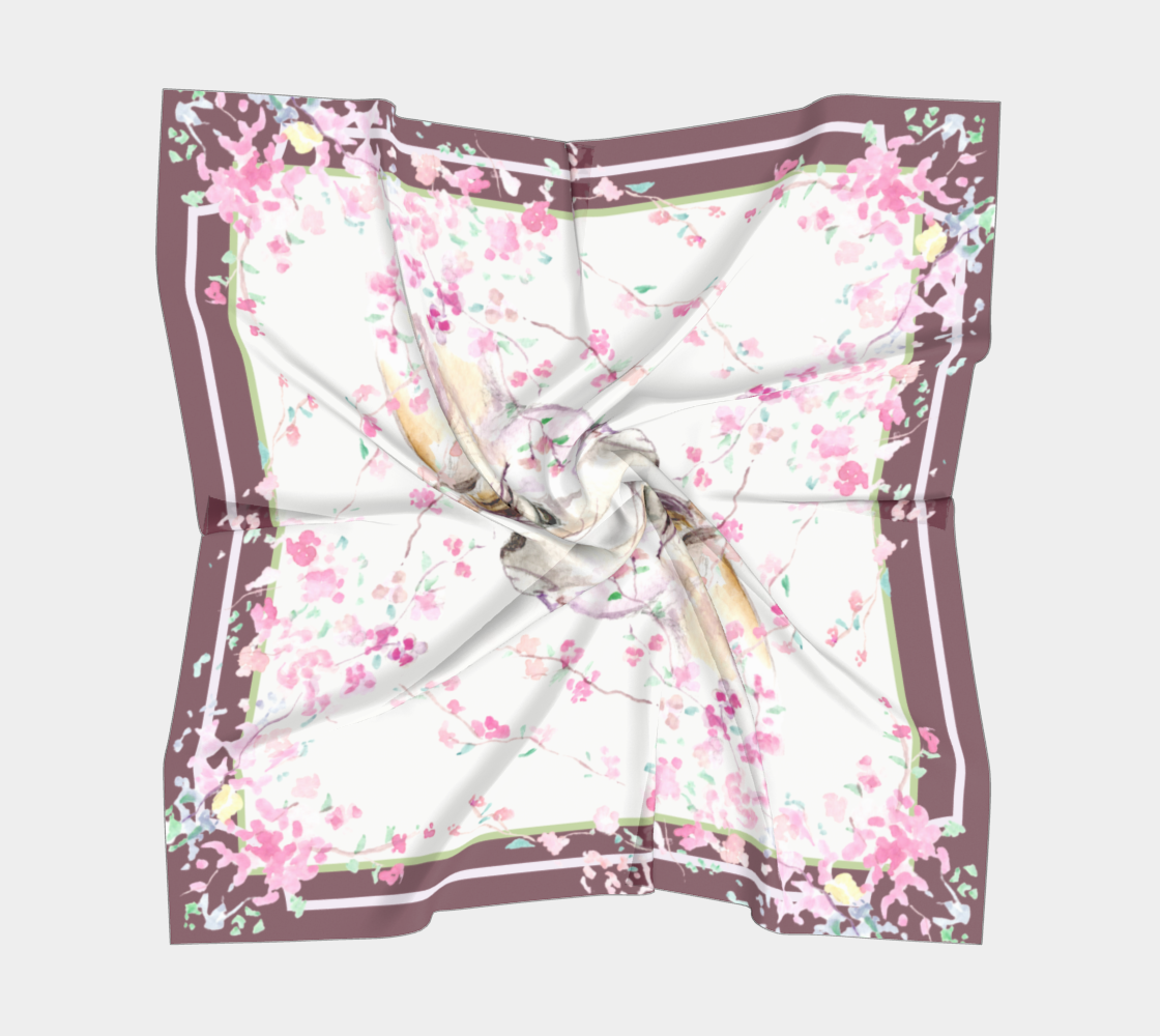 In the Dogwoods scarf