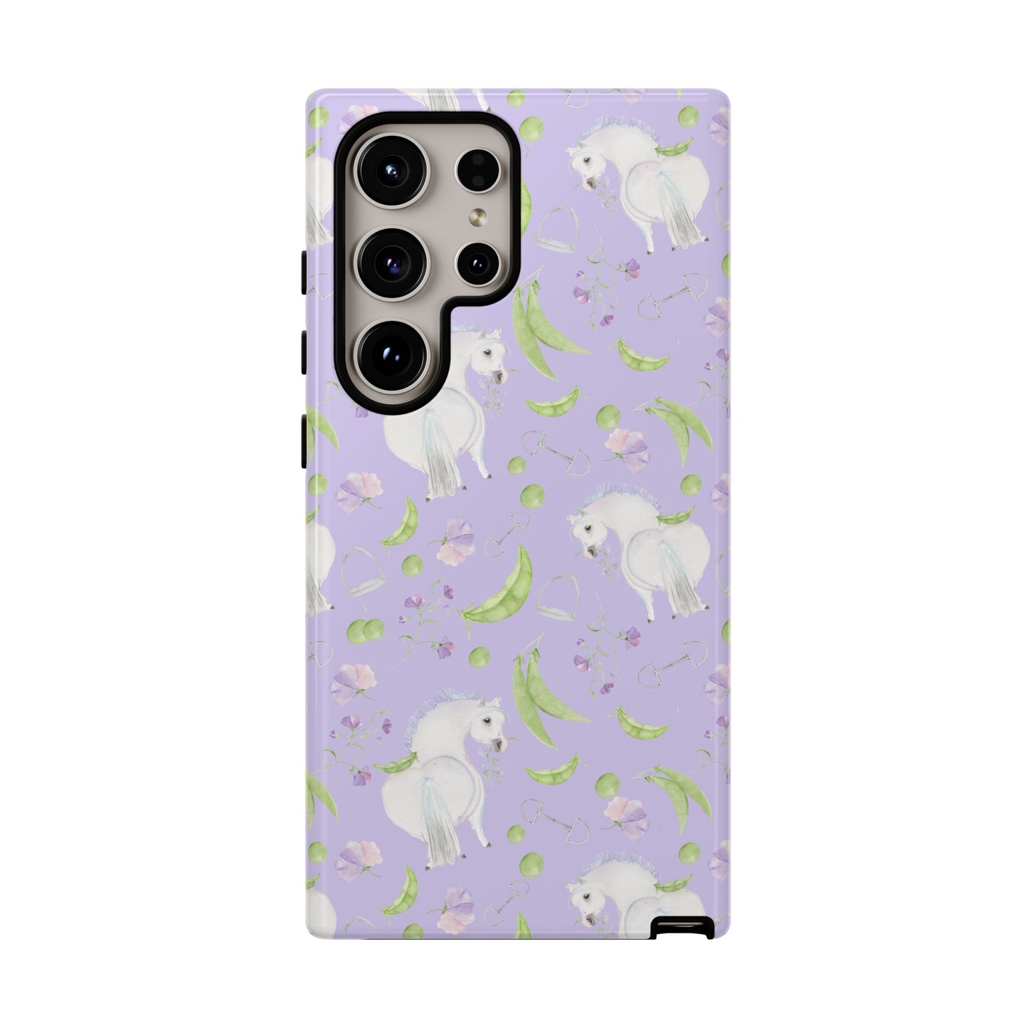 Adorable Pea Pod Lavendar   Tough Phone Cases