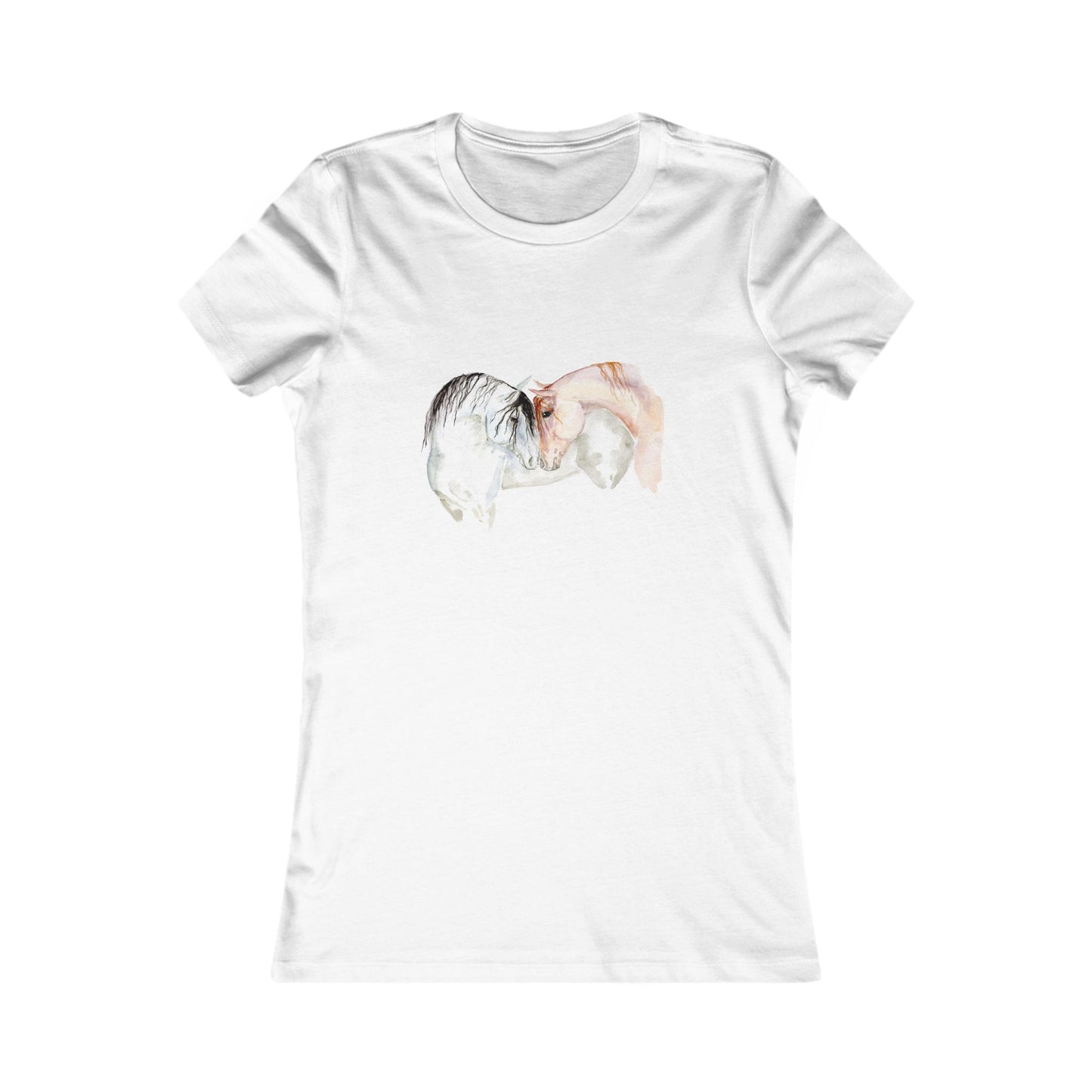 Women's Tee - Arabian kiss Watercolor Painting