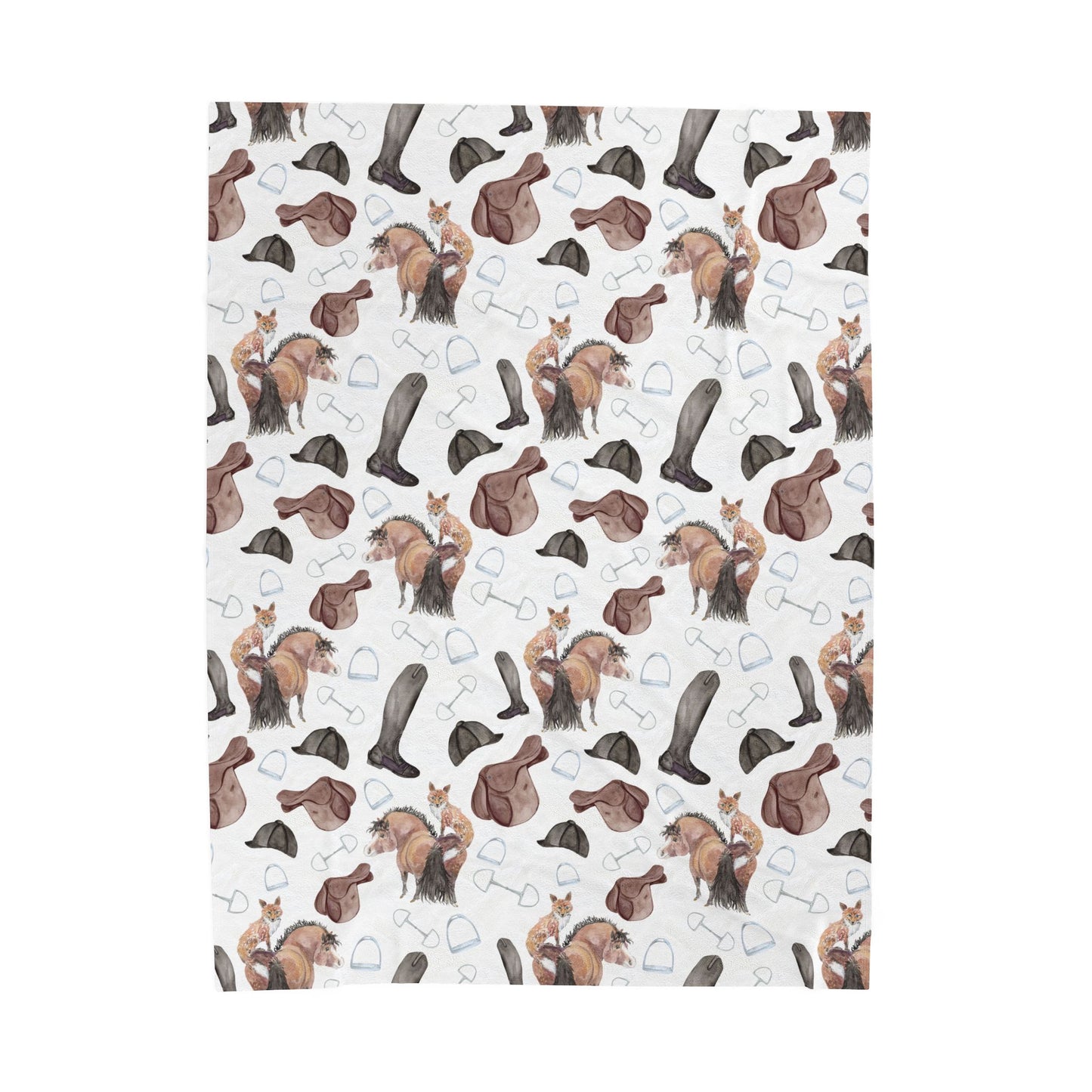 Adorable Fox pony blanket