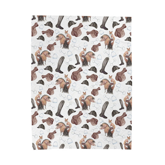 Adorable Fox pony blanket