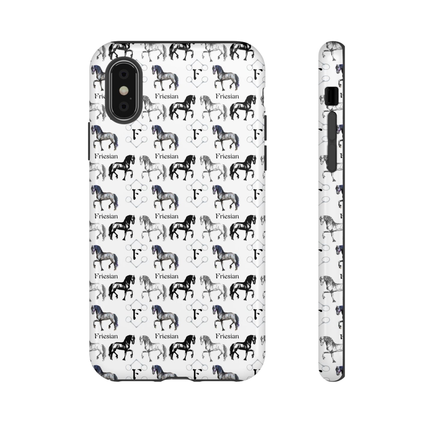 F is for Friesian Tough Phone Case