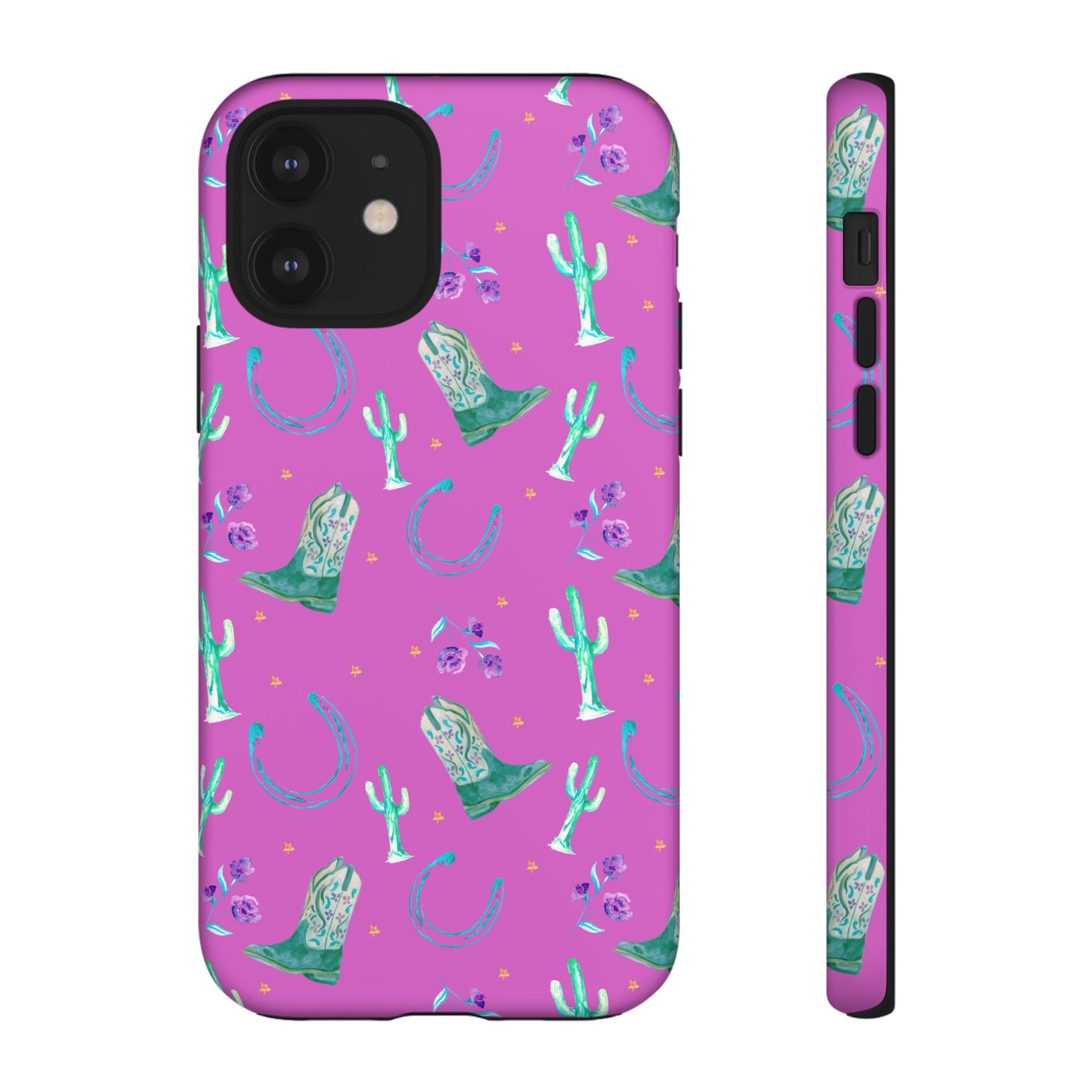 Lucky Boots in Pink Tough Phone Case