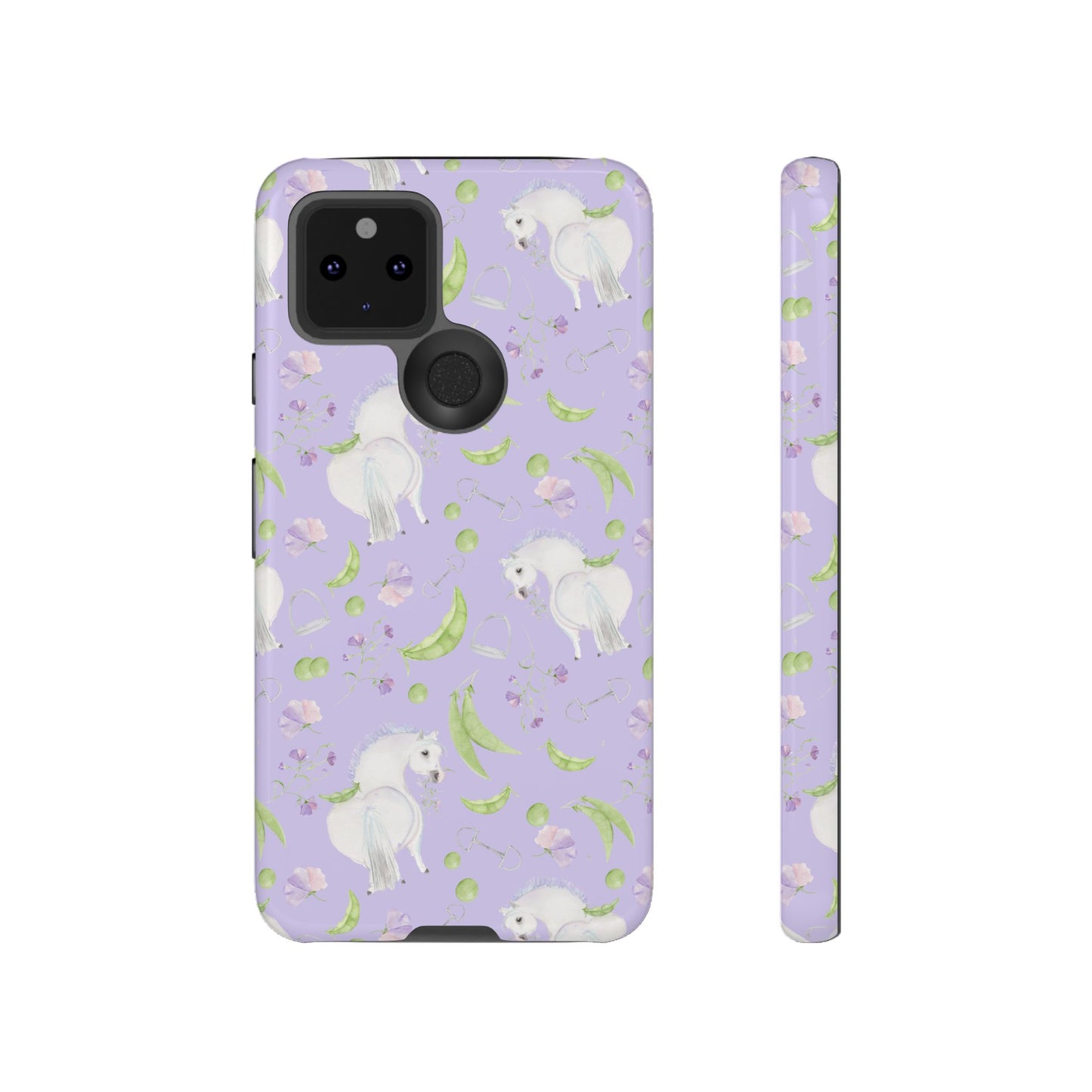 Adorable Pea Pod Lavendar   Tough Phone Cases
