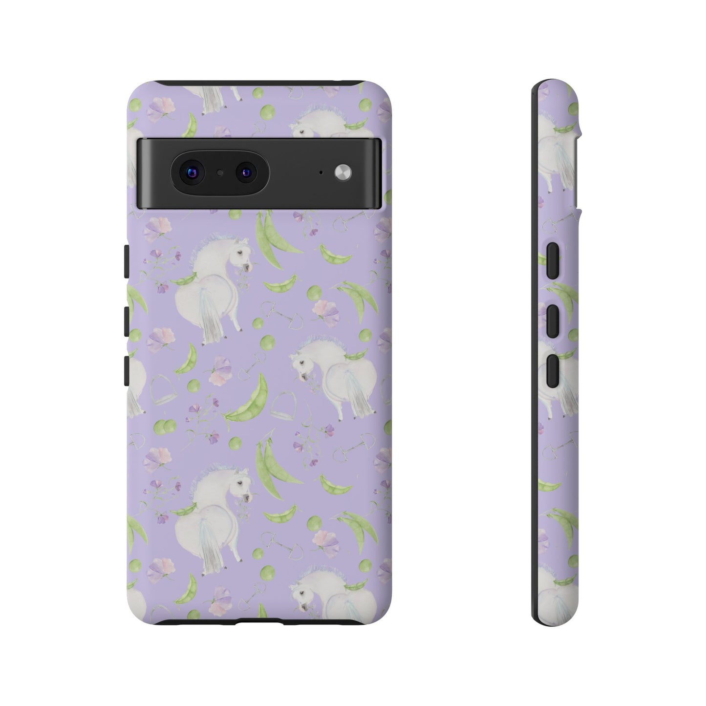 Adorable Pea Pod Lavendar   Tough Phone Cases