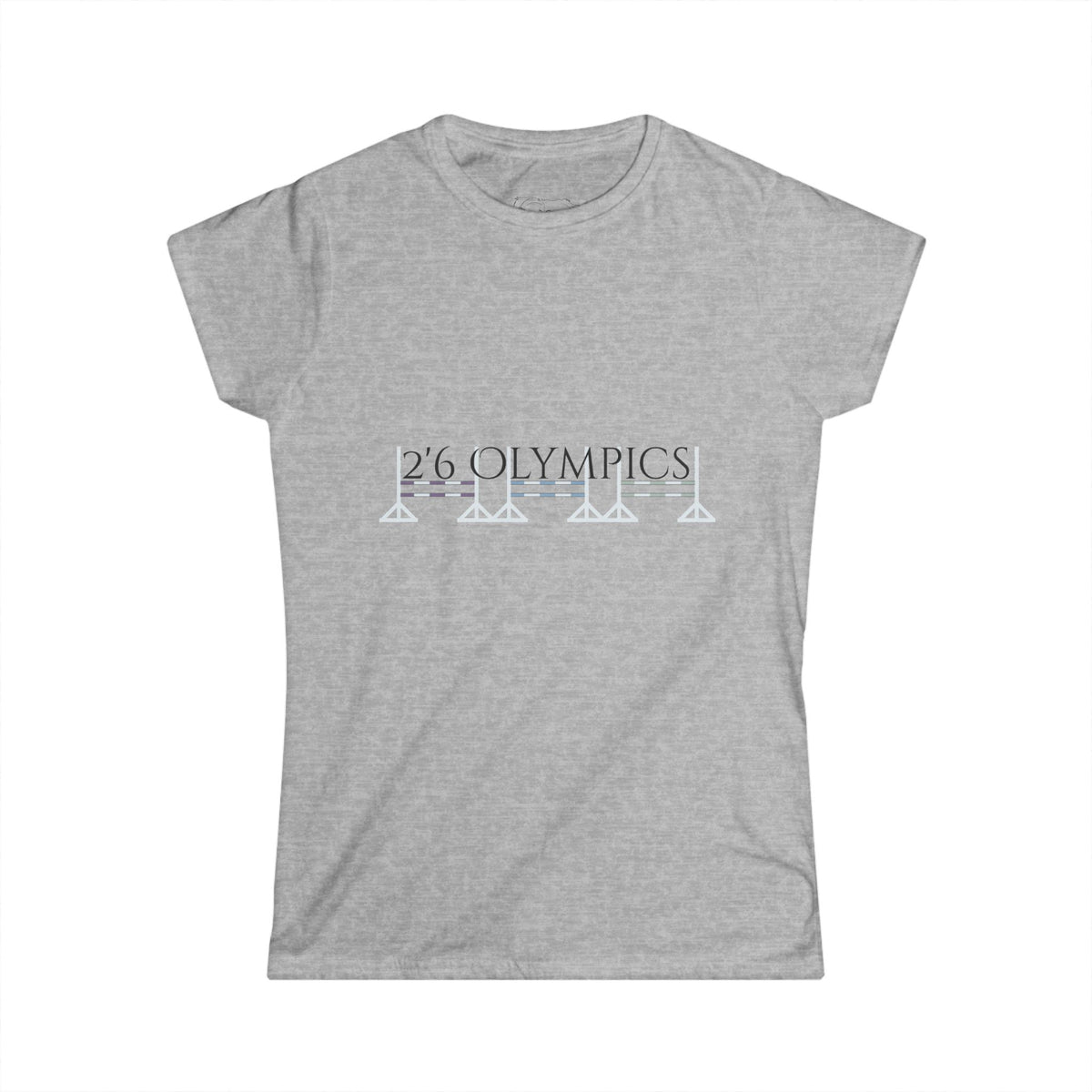 Women's Softstyle Tee- 2'6 olympics