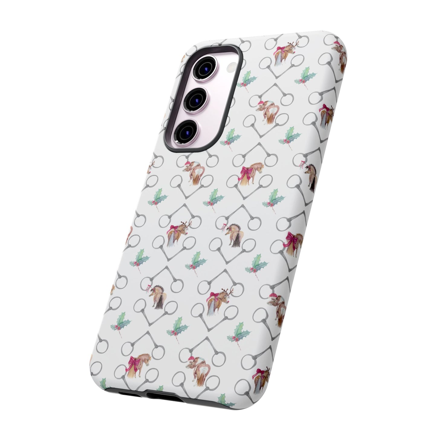 Adorable Ponies and holly Tough Phone Cases