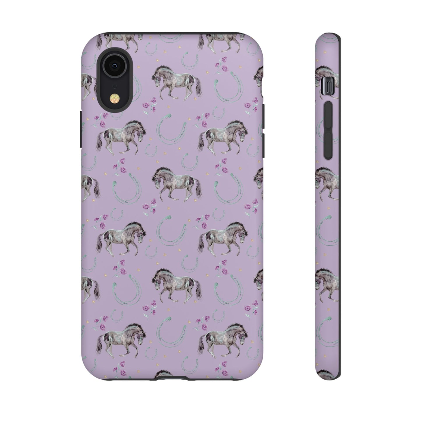 Lucky Mustangs in Lavender Tough Phone Case