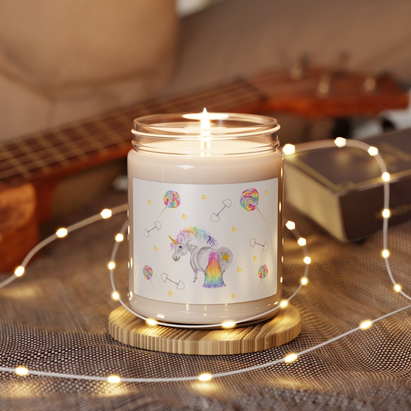 Adorable Little Unicorn Scented Soy Candle, 9oz