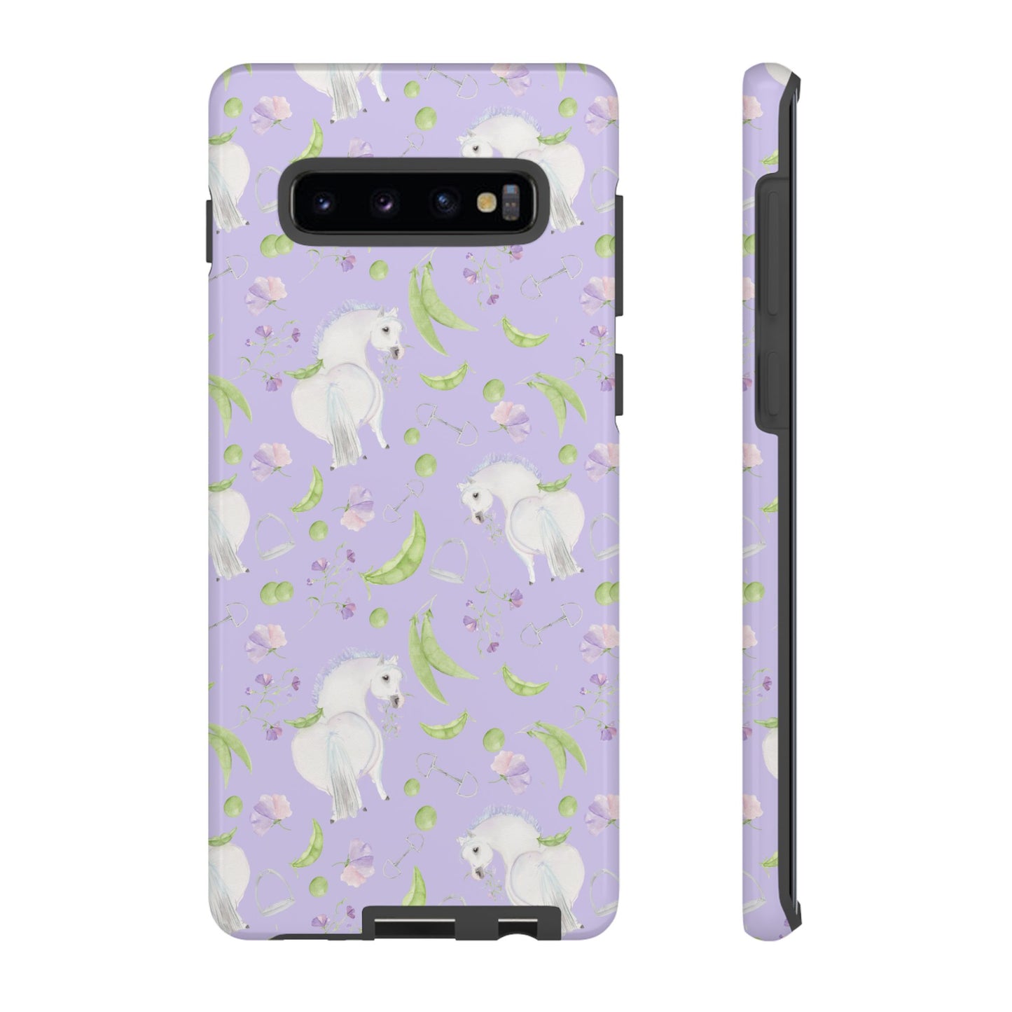 Adorable Pea Pod Lavendar   Tough Phone Cases